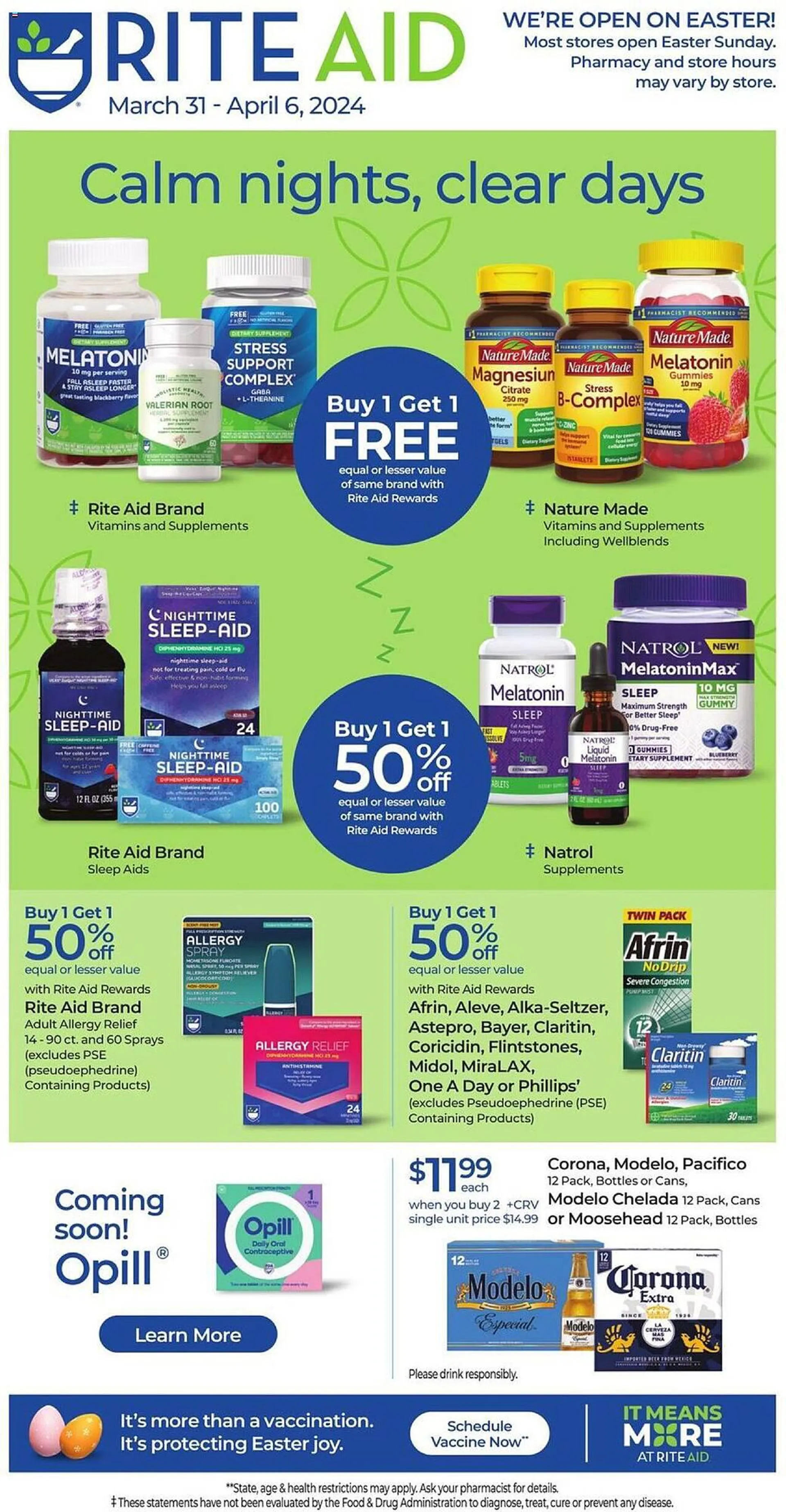 Weekly ad Rite Aid Weekly Ad from March 31 to April 6 2024 - Page 1