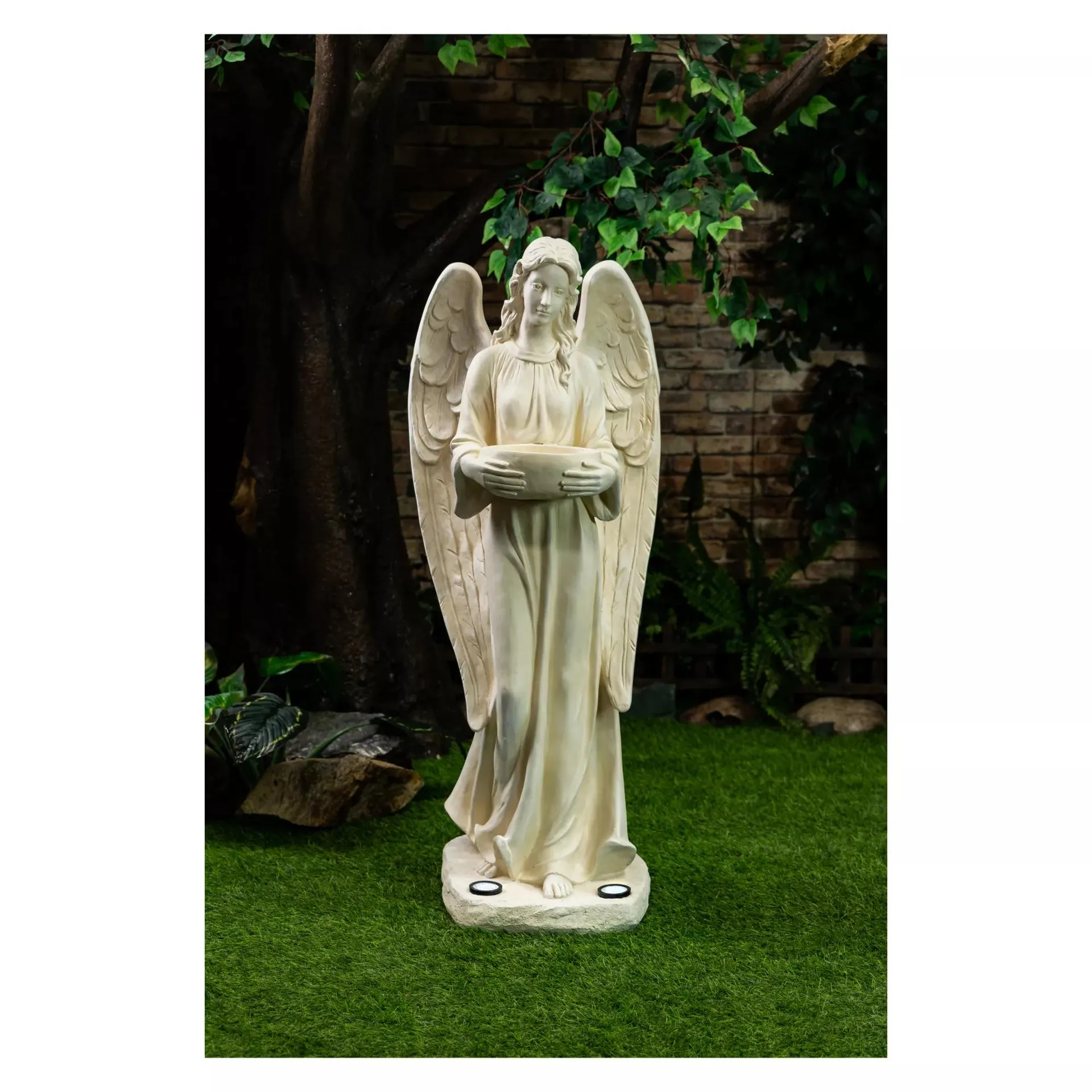 Berkley Jensen 46" Angel Stature with Solar Light