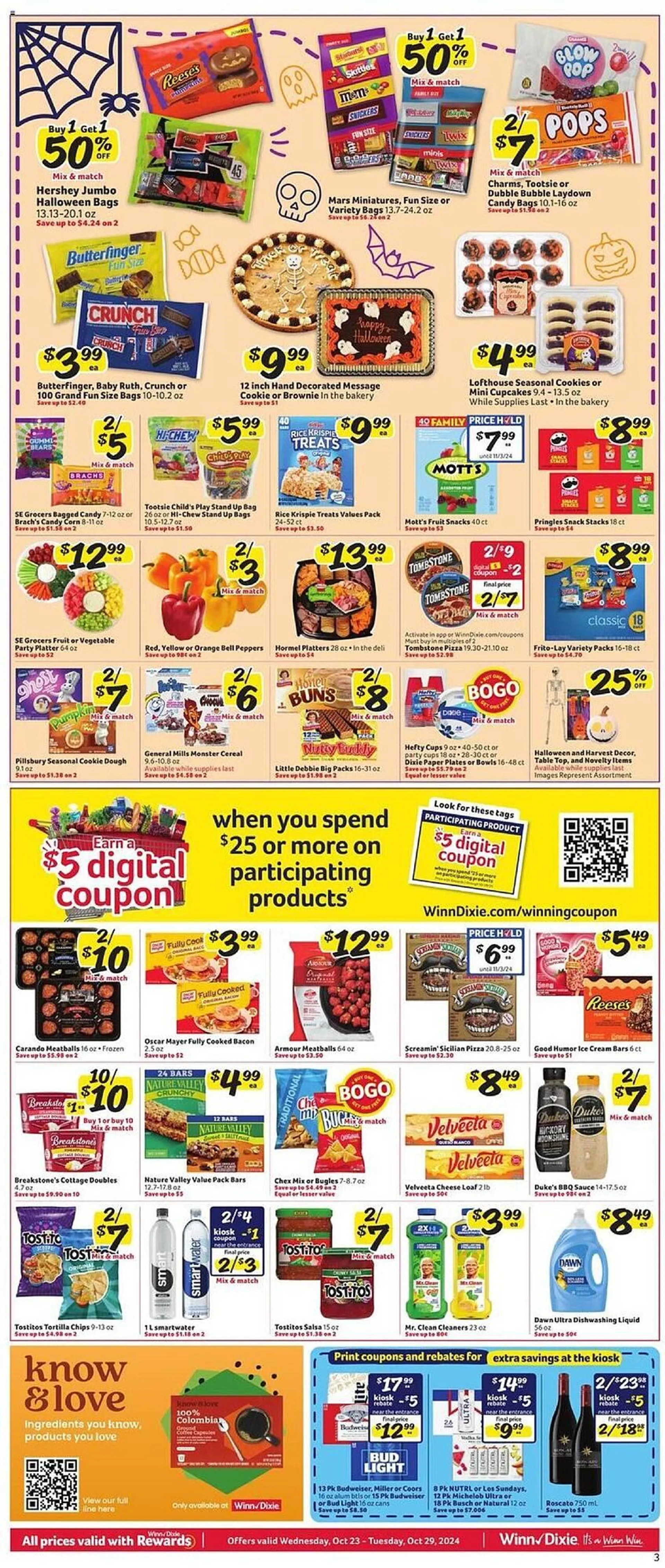 Weekly ad Winn Dixie Weekly Ad from October 23 to October 29 2024 - Page 3