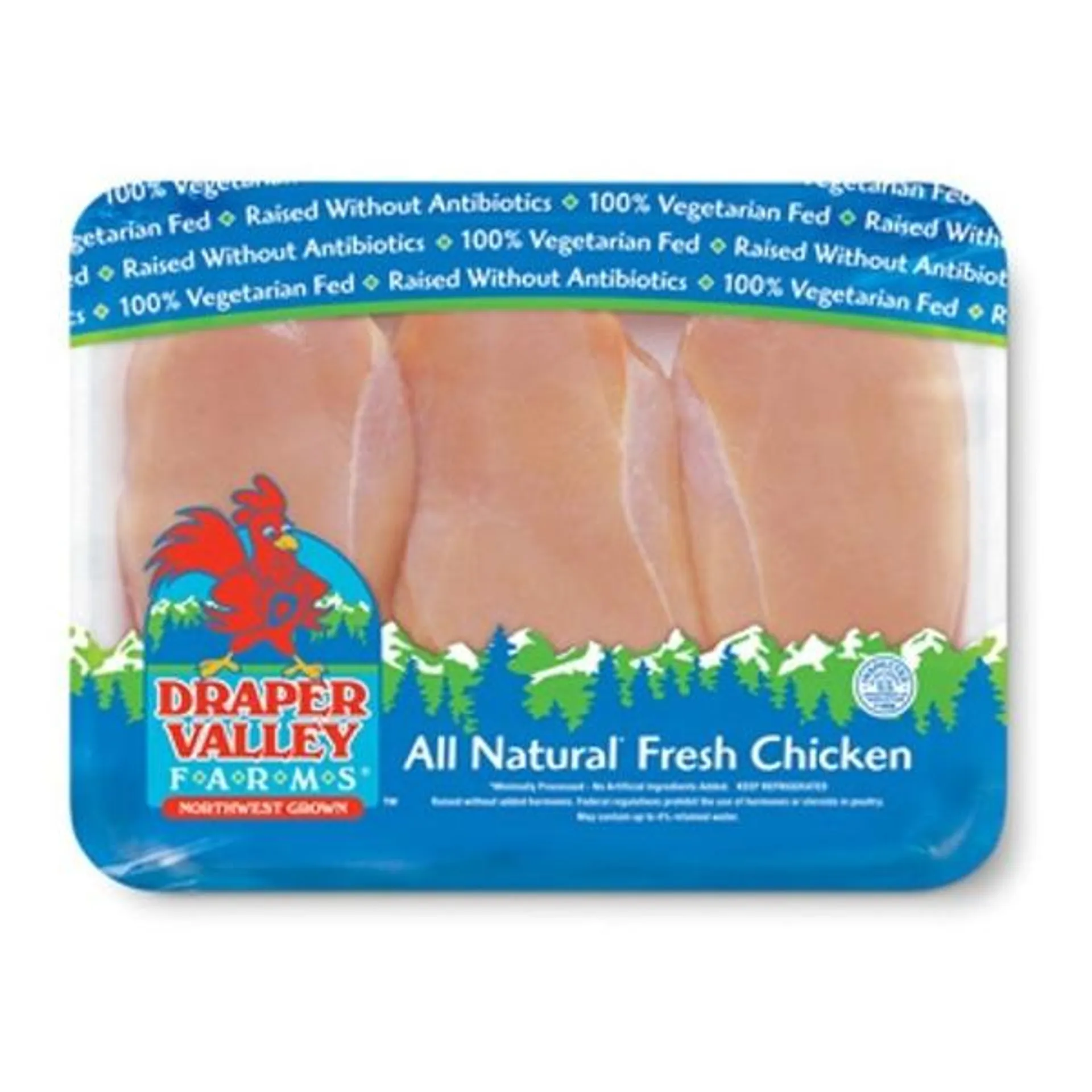 Draper Valley Farms Boneless Skinless Chicken Breast Value Pack