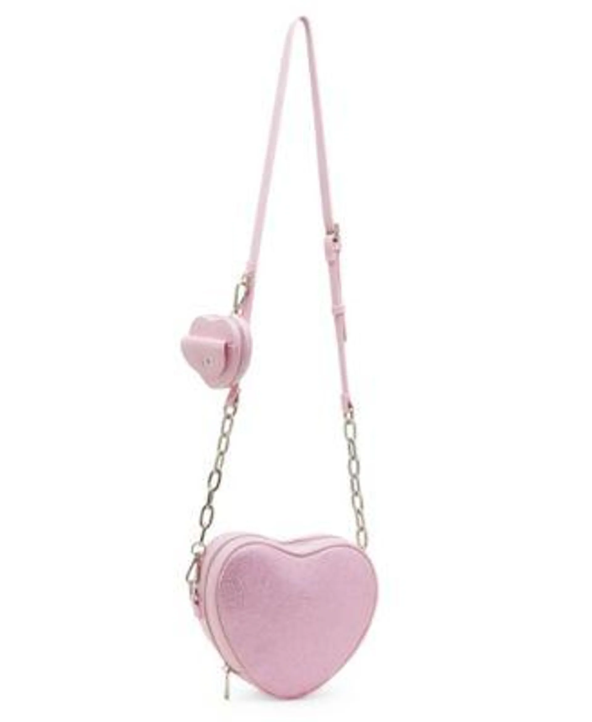 Lola Heart Crossbody Bag with Rhinestones