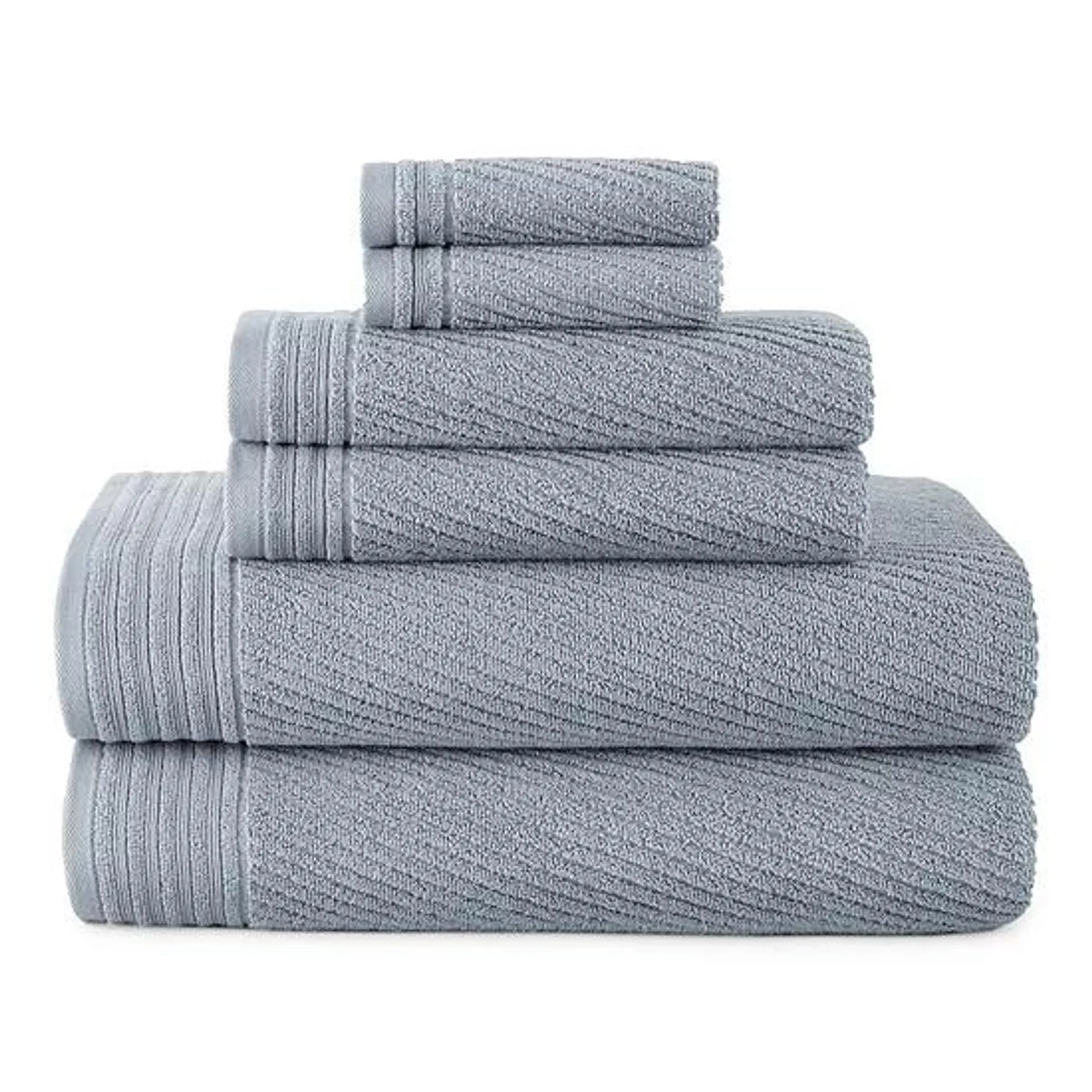 Linden Street Performance Antimicrobial Treated 6pc Bath Towel Set