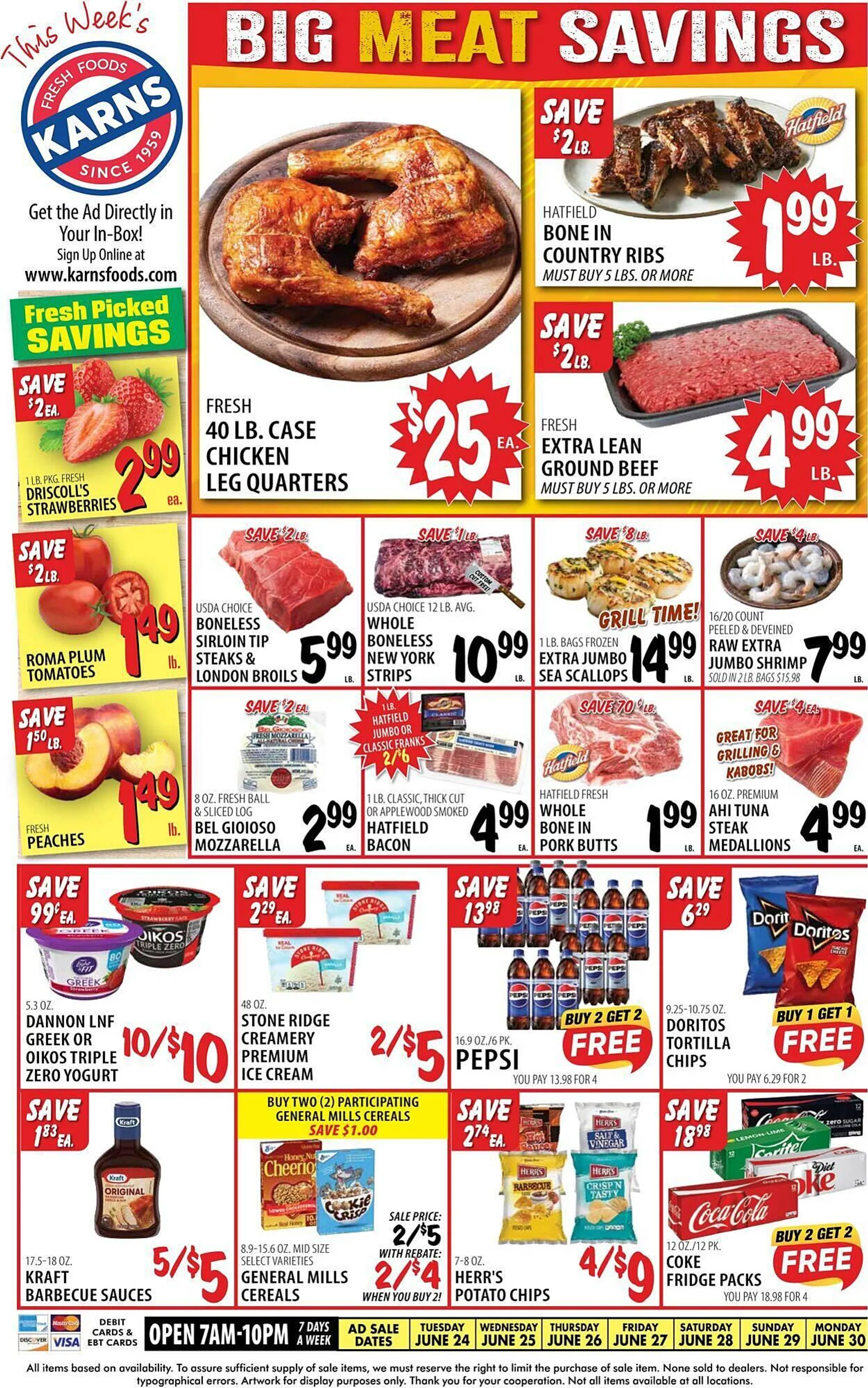 Weekly ad Karns Weekly Ad from June 24 to June 30 2025 - Page 1