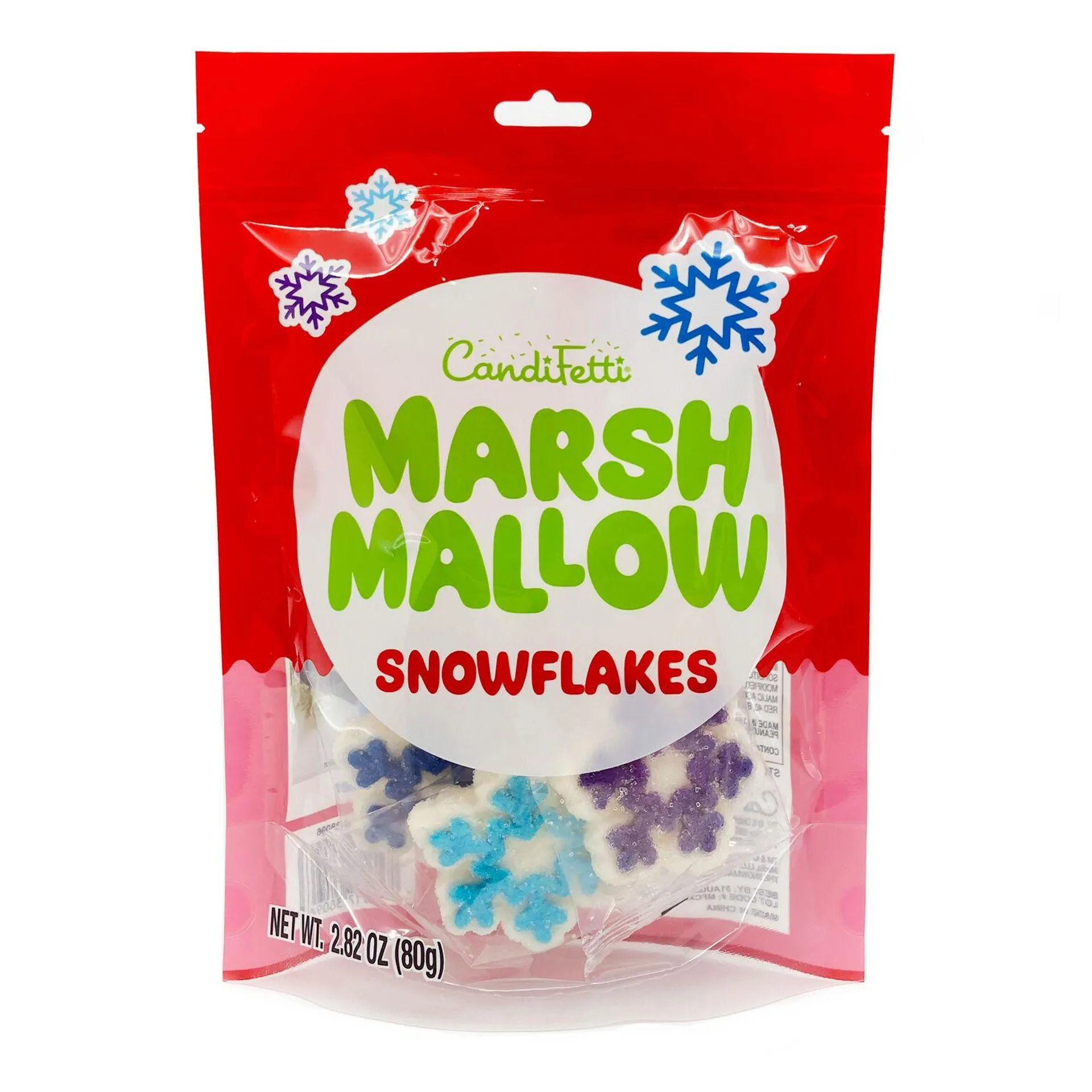 CandiFetti Marshmallow Snowflakes Bag