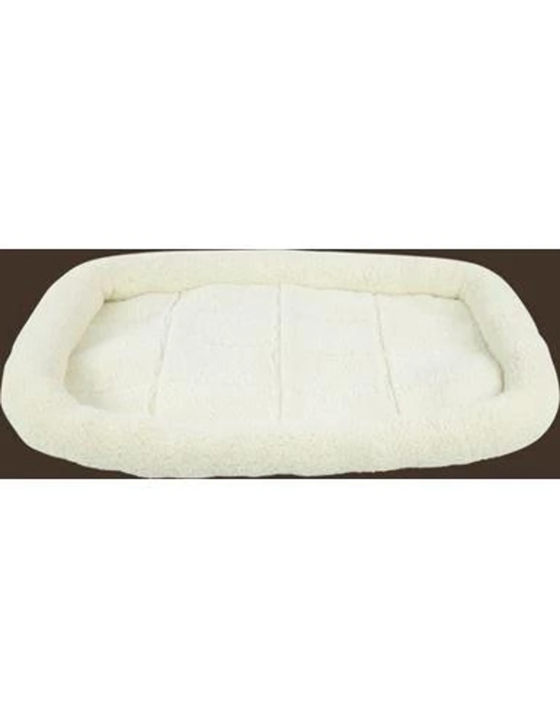 Play On Bolster Crate Mat, Large, White, 35" x 22"