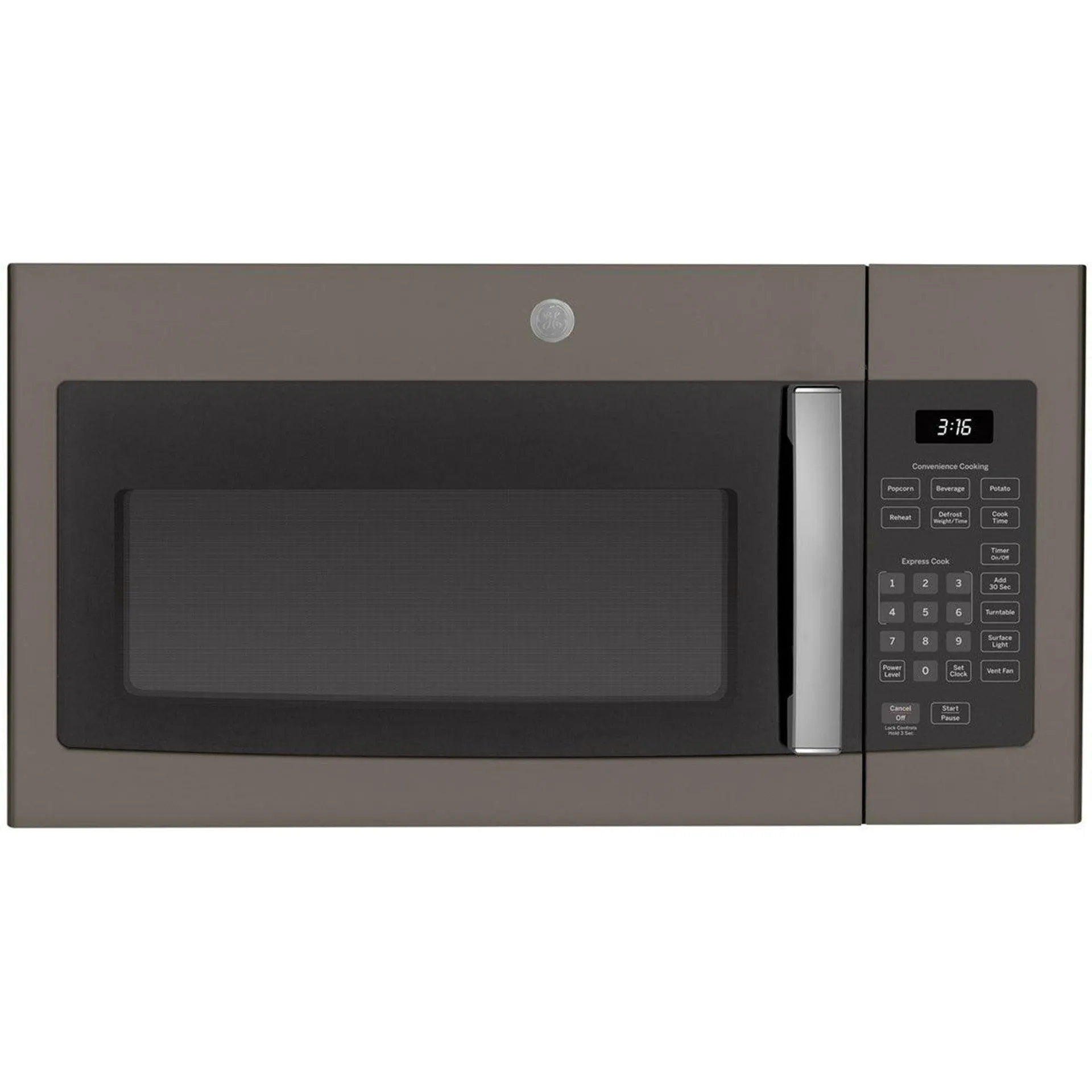 GE 1.6 Cu. Ft. Over-the-Range Microwave Oven, Slate