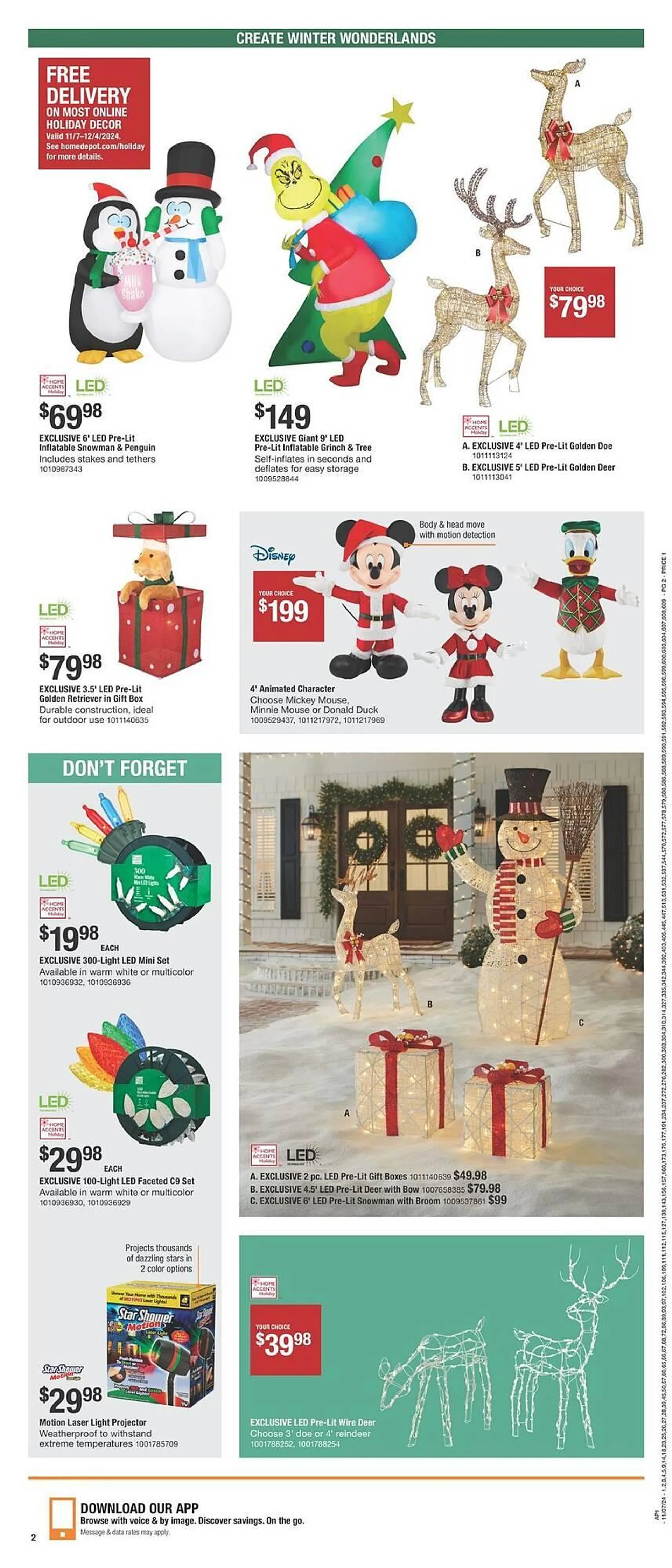 Weekly ad The Home Depot Weekly Ad from November 7 to November 27 2024 - Page 2