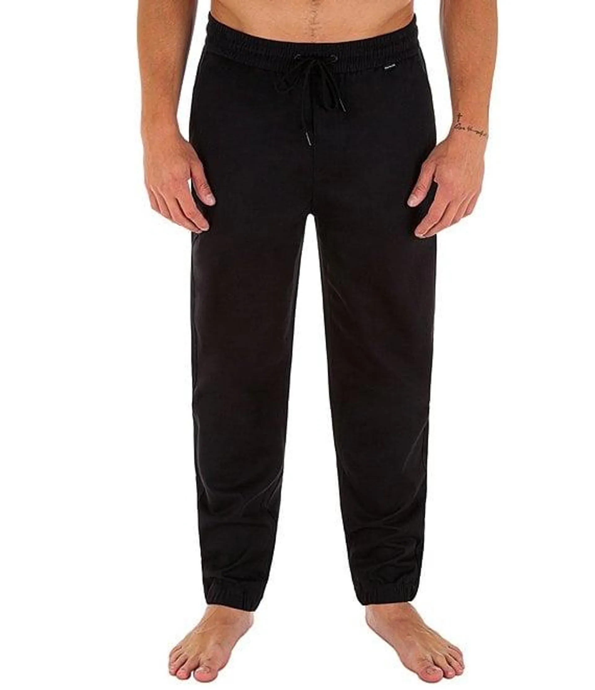 Drawcord Waist Outsider Icon Straight-Fit Jogger Pants