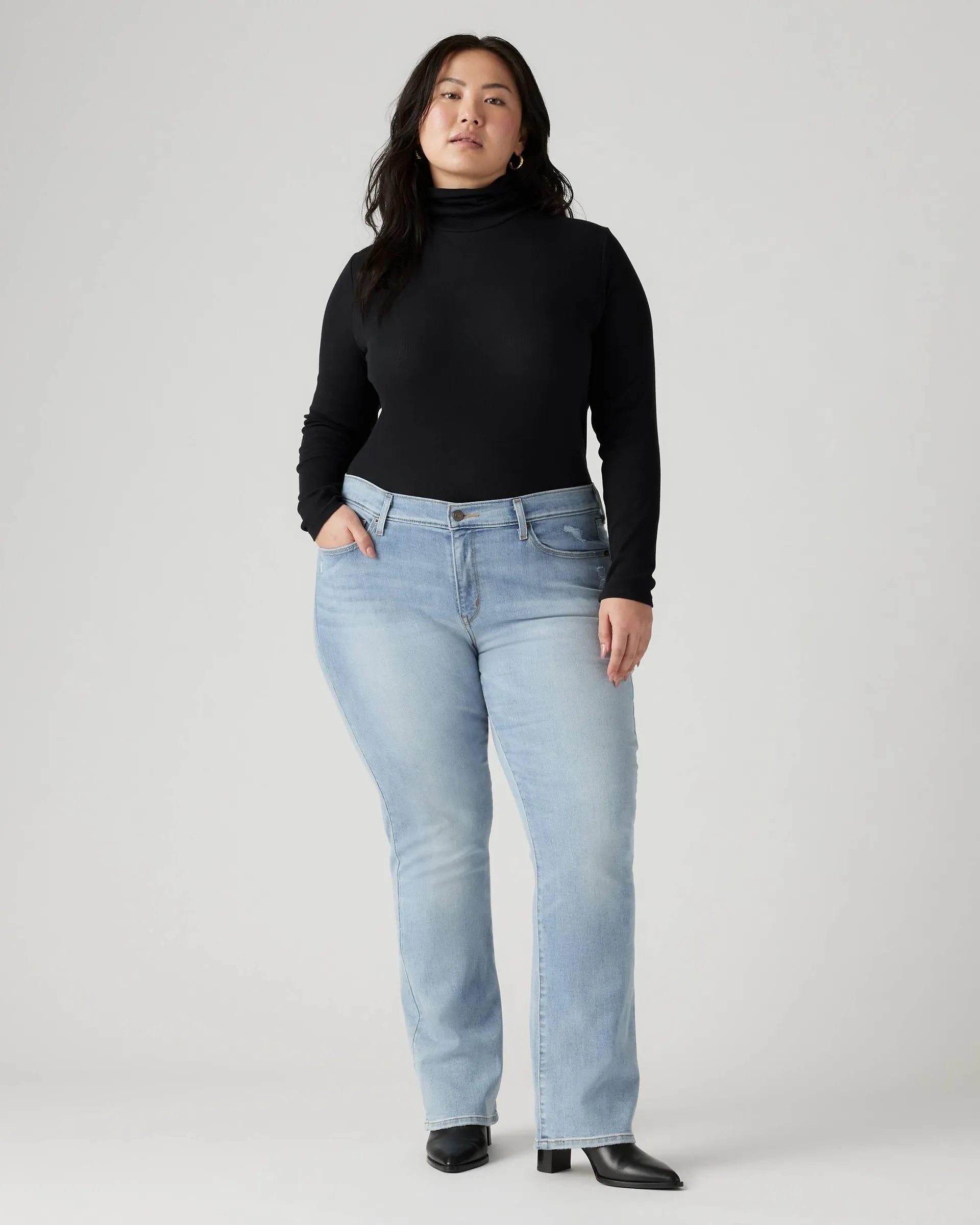 Vintage Classic Bootcut Women's Jeans (plus Size)