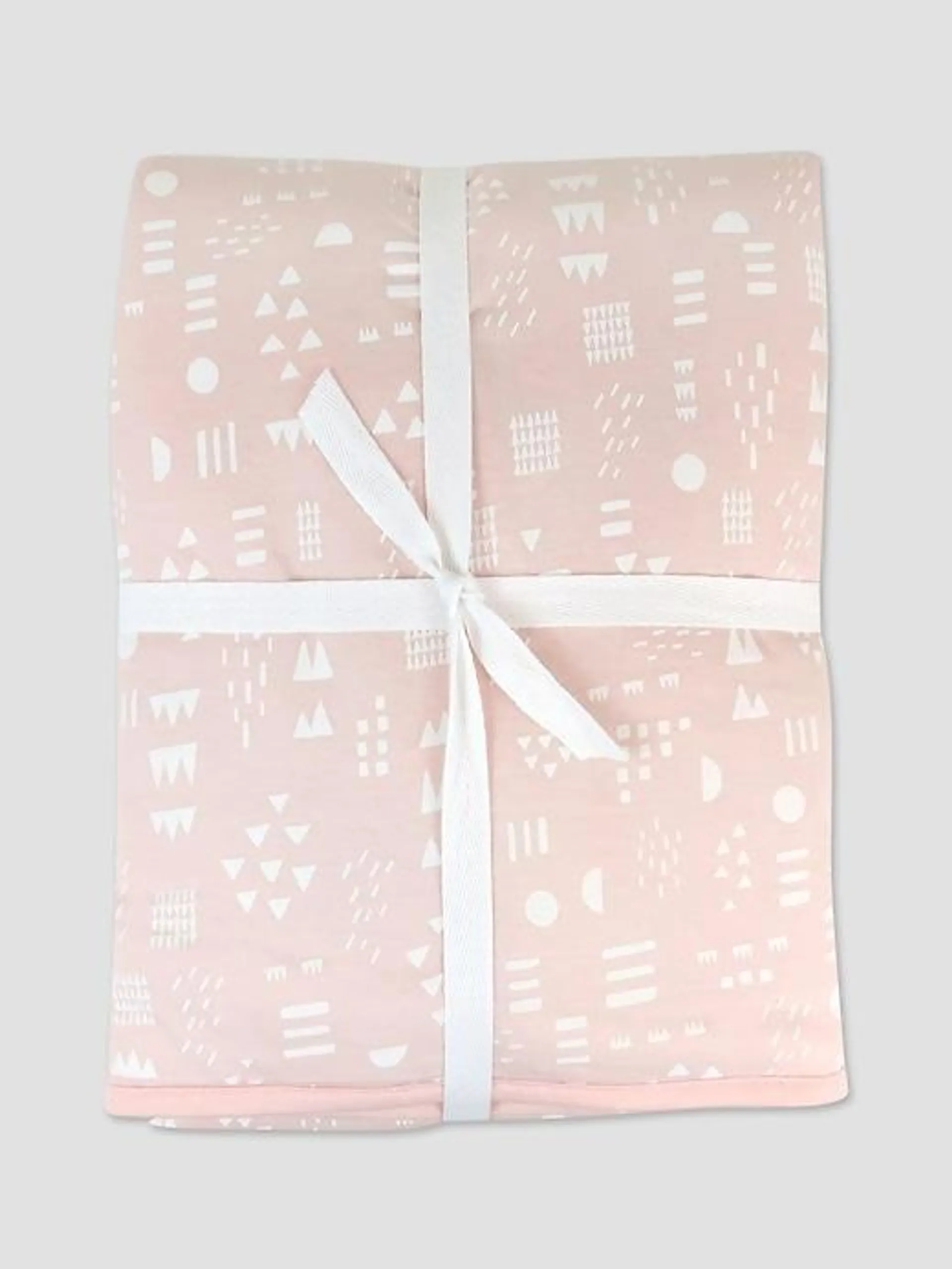 Honest Baby Clothing Organic Cotton Reversible Baby Blanket