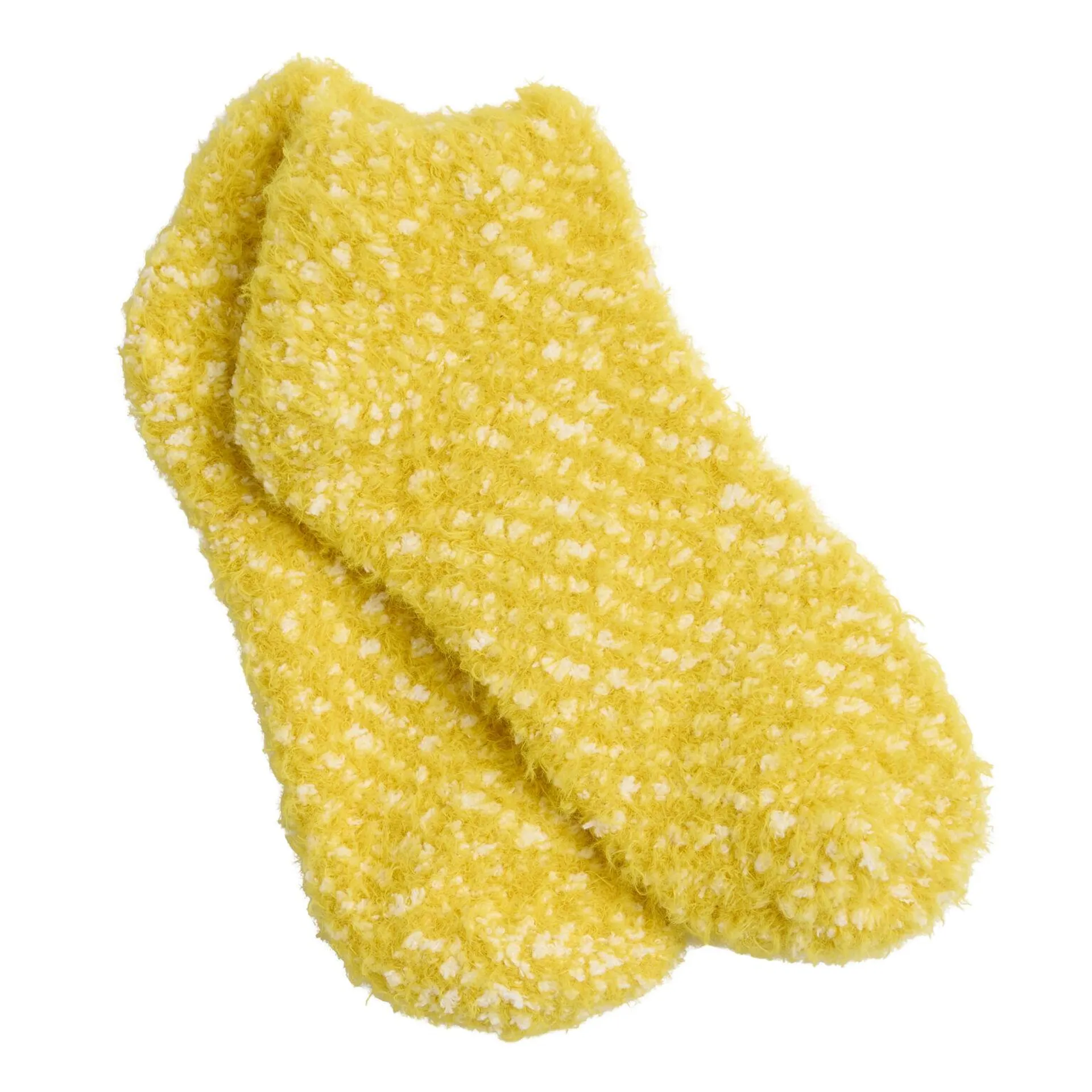 Chartreuse Chenille Sparkle Socks