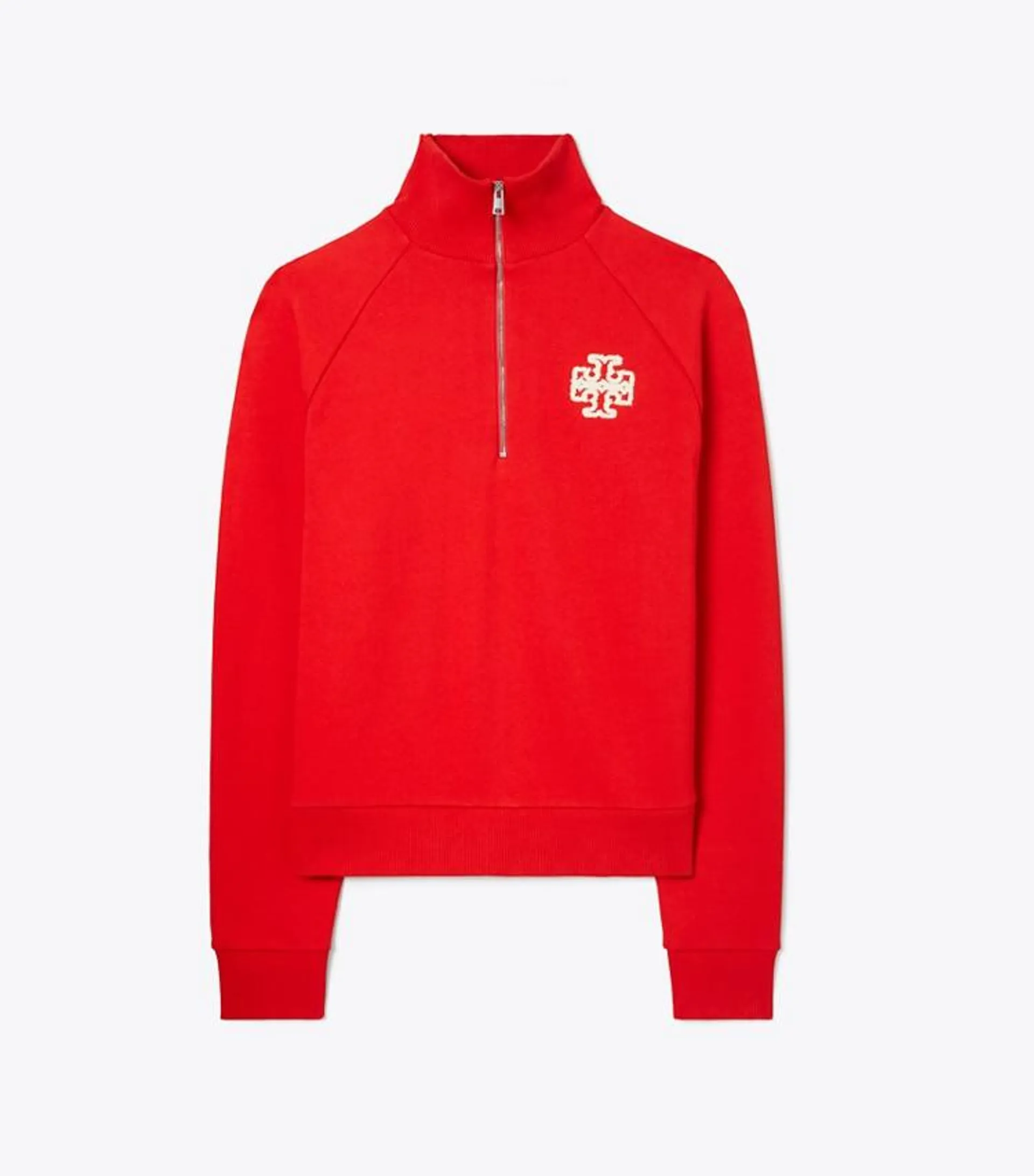 HEAVY FRENCH TERRY HALF-ZIP SWEATSHIRT