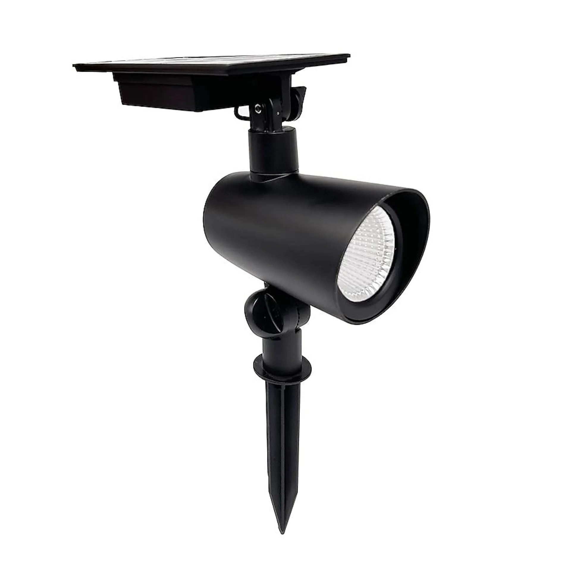 Harbor Breeze 180 -Lumens Black Solar LED Flood light