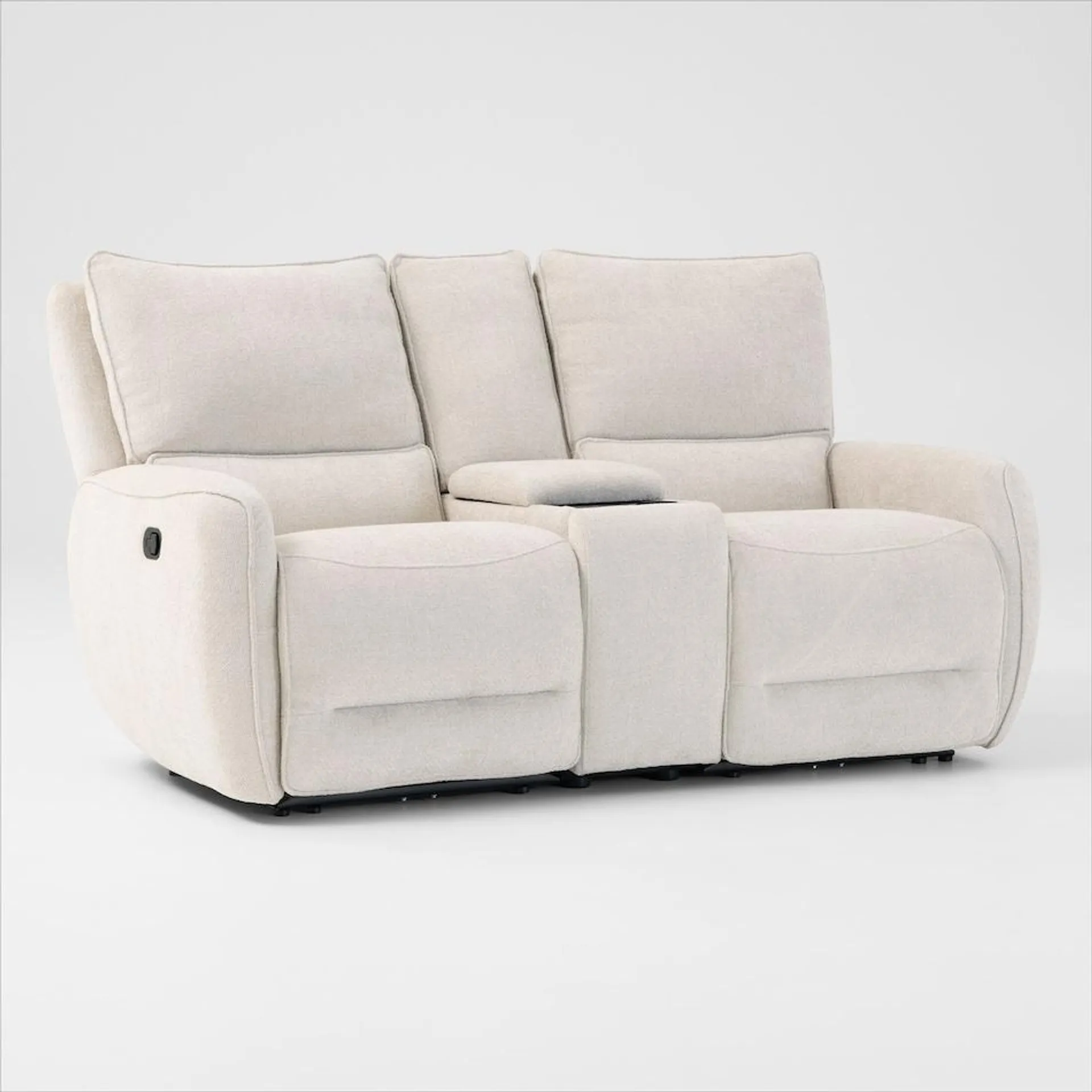 Wayne Manual Reclining Loveseat with Console