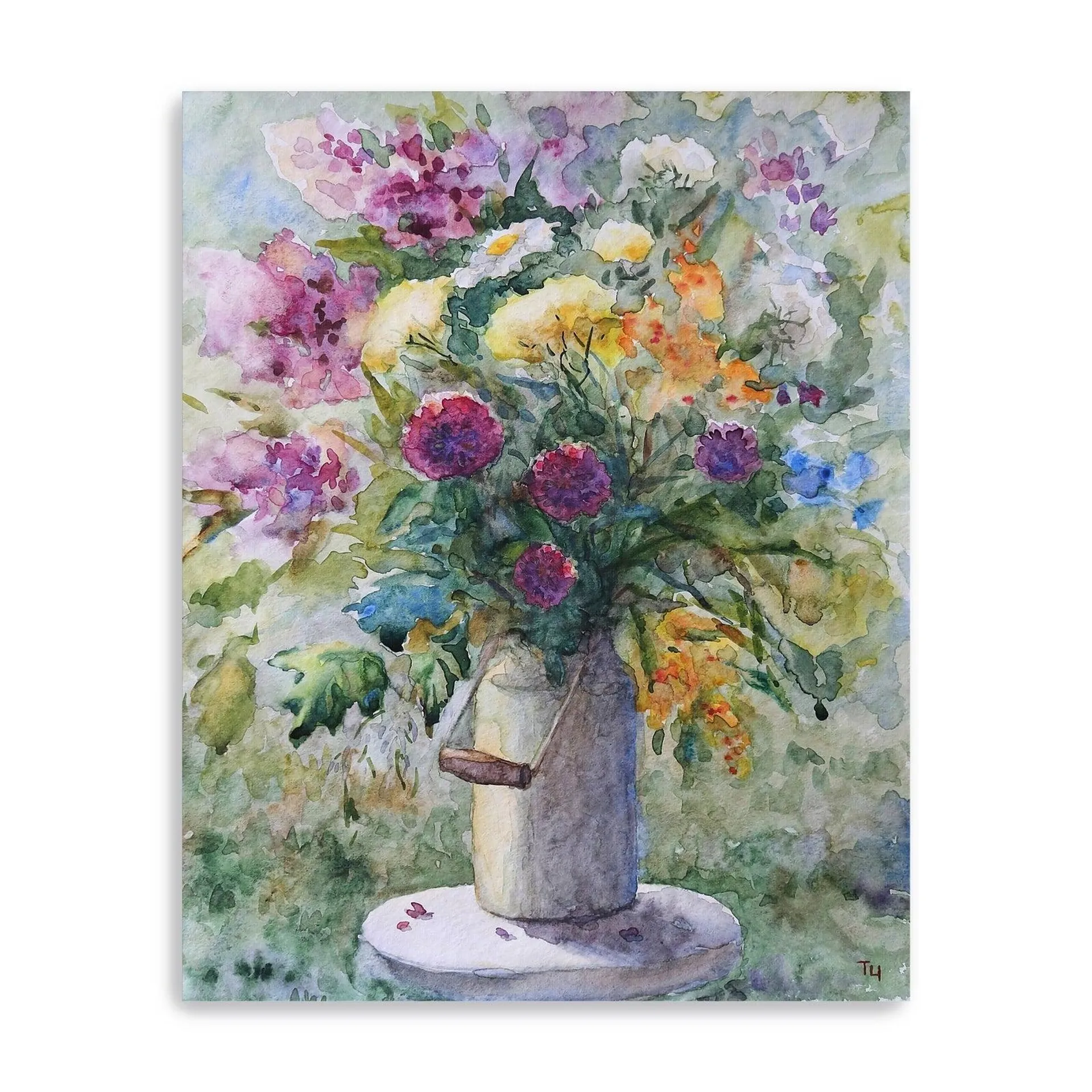 Spring Blooms Canvas Giclee Wall Art