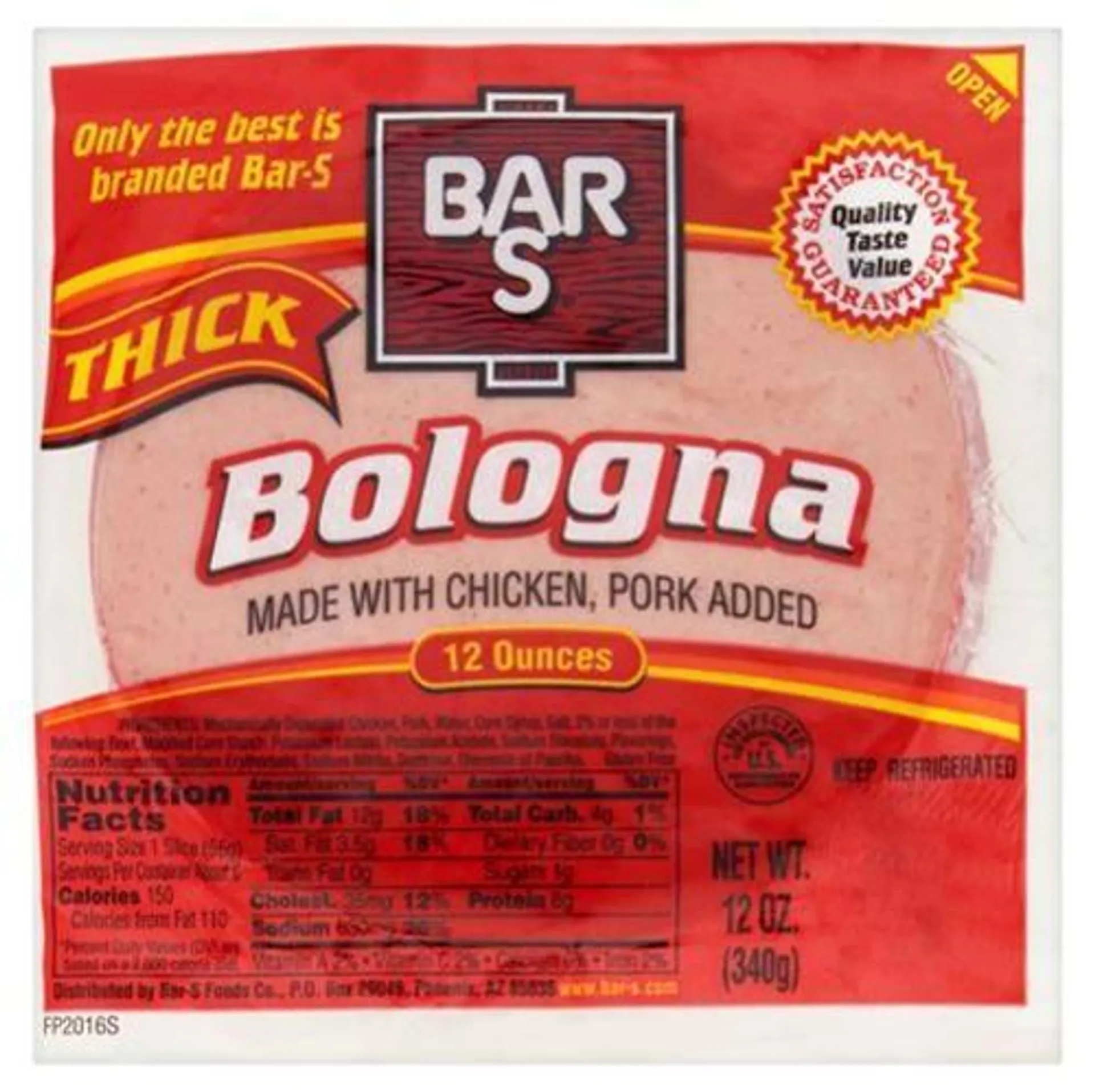 BAR-S THICK BOLOGNA