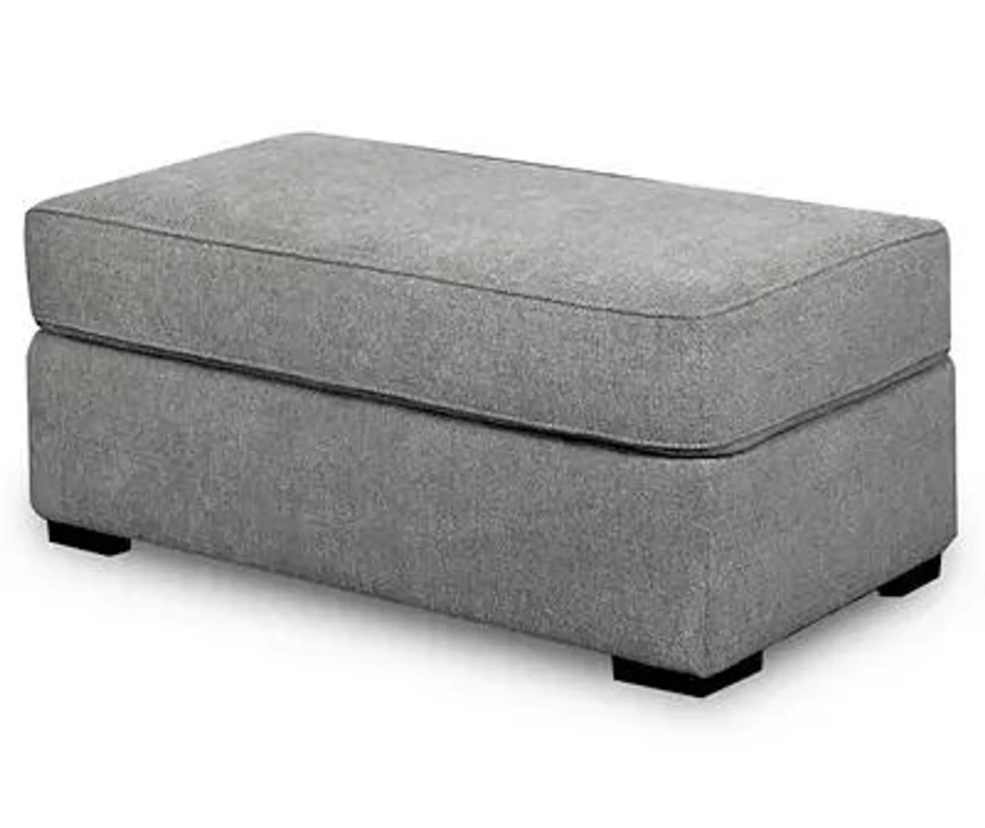 Naples Gray Ottoman