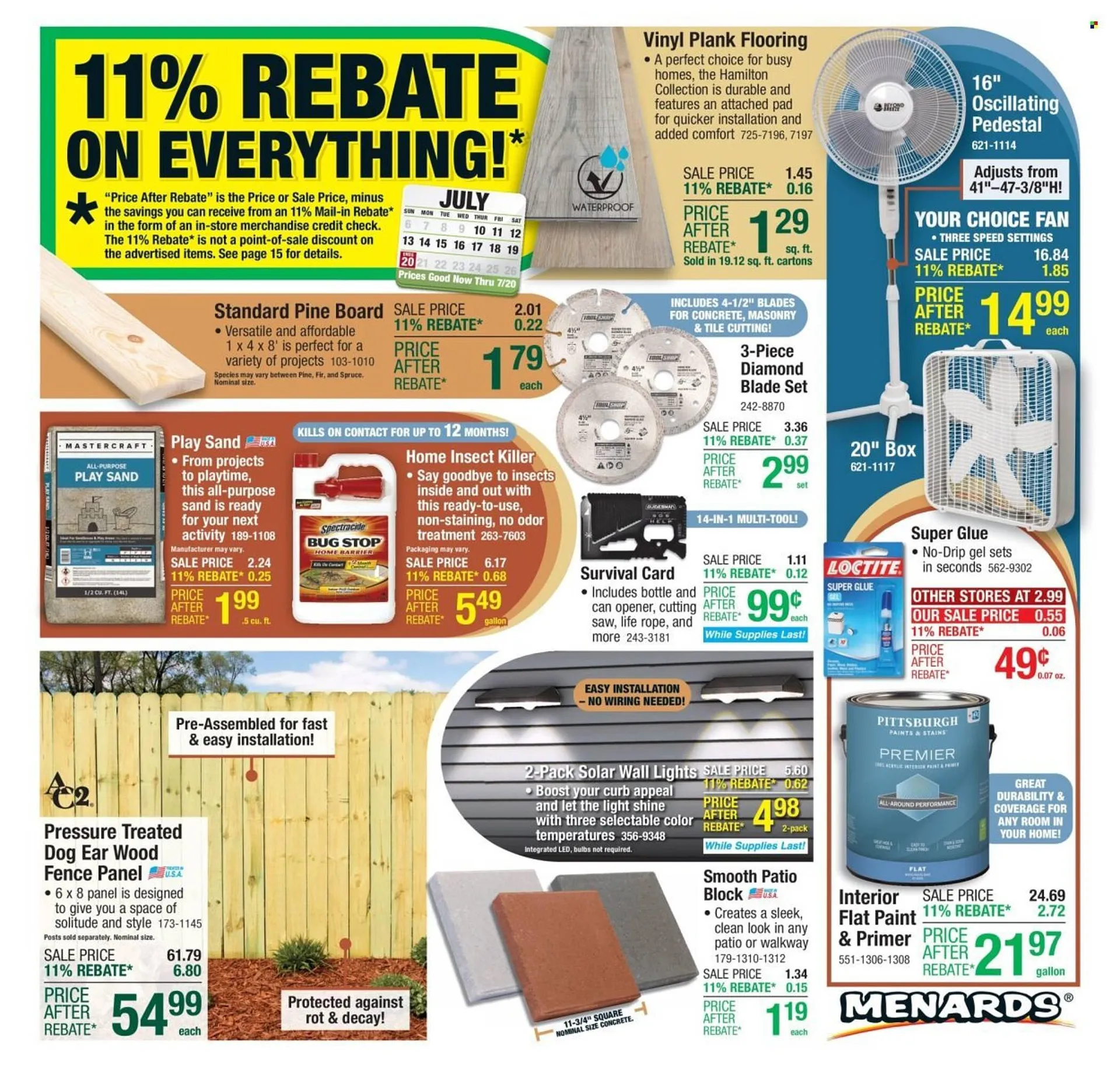 Menards Weekly Ad - 1