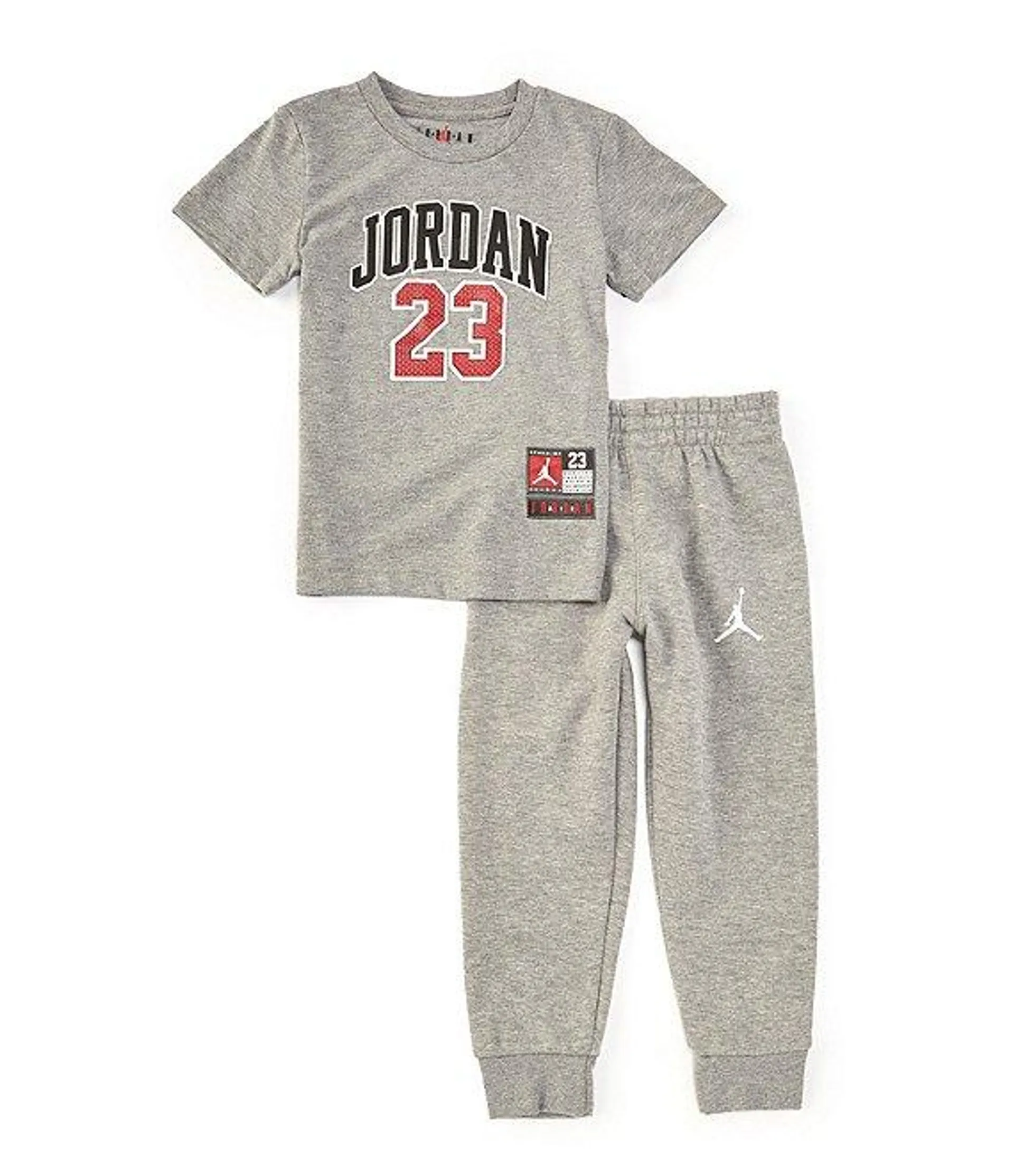 Little Boys 2T-7 Short Sleeve 23 Jersey T-Shirt & Jogger Pants Set