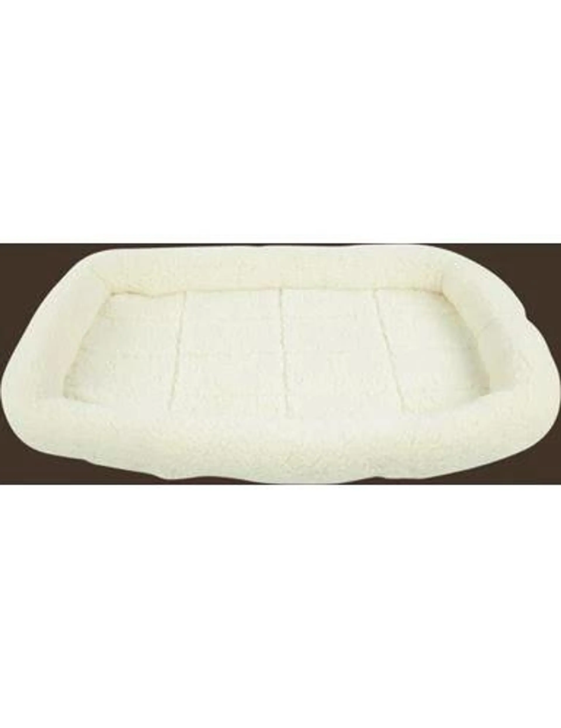 Play On Bolster Crate Mat, Medium, White, 29" x 19"