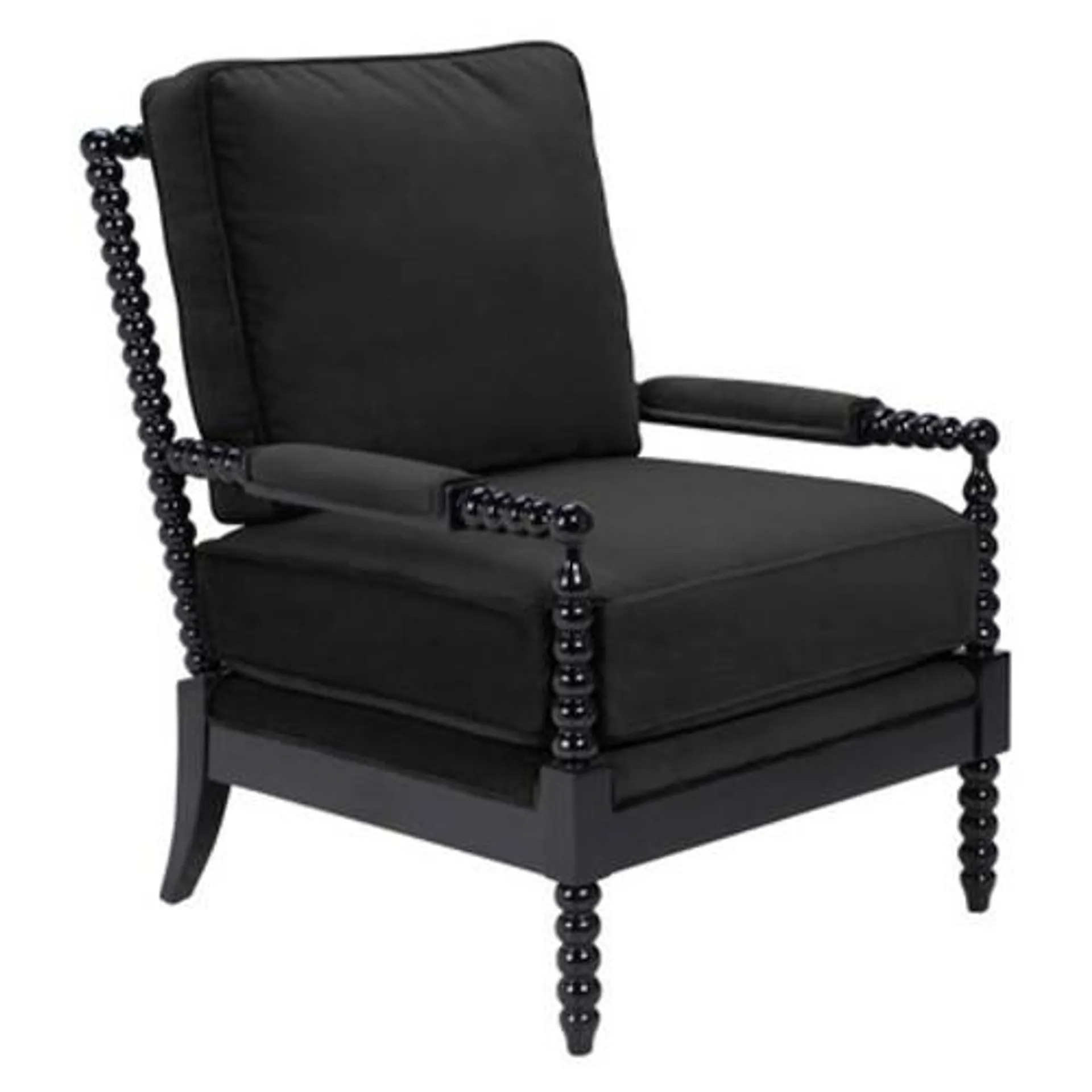 Spindle Chair - High Gloss Black