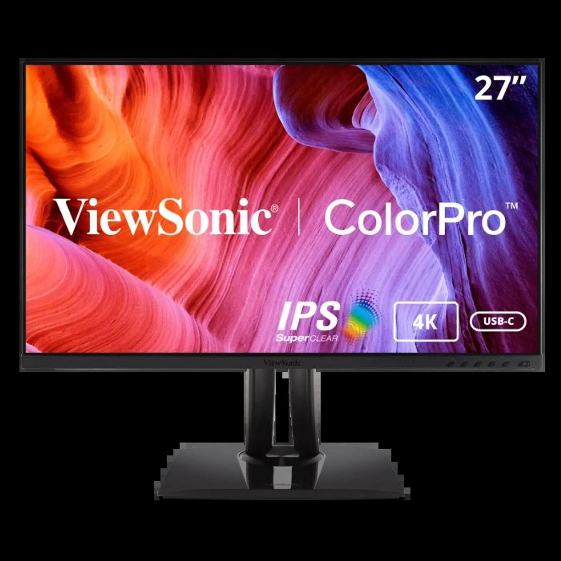 VP2756-4K - 27" ColorPro™ 4K UHD IPS Monitor with 60W USB C, sRGB and Pantone Validated