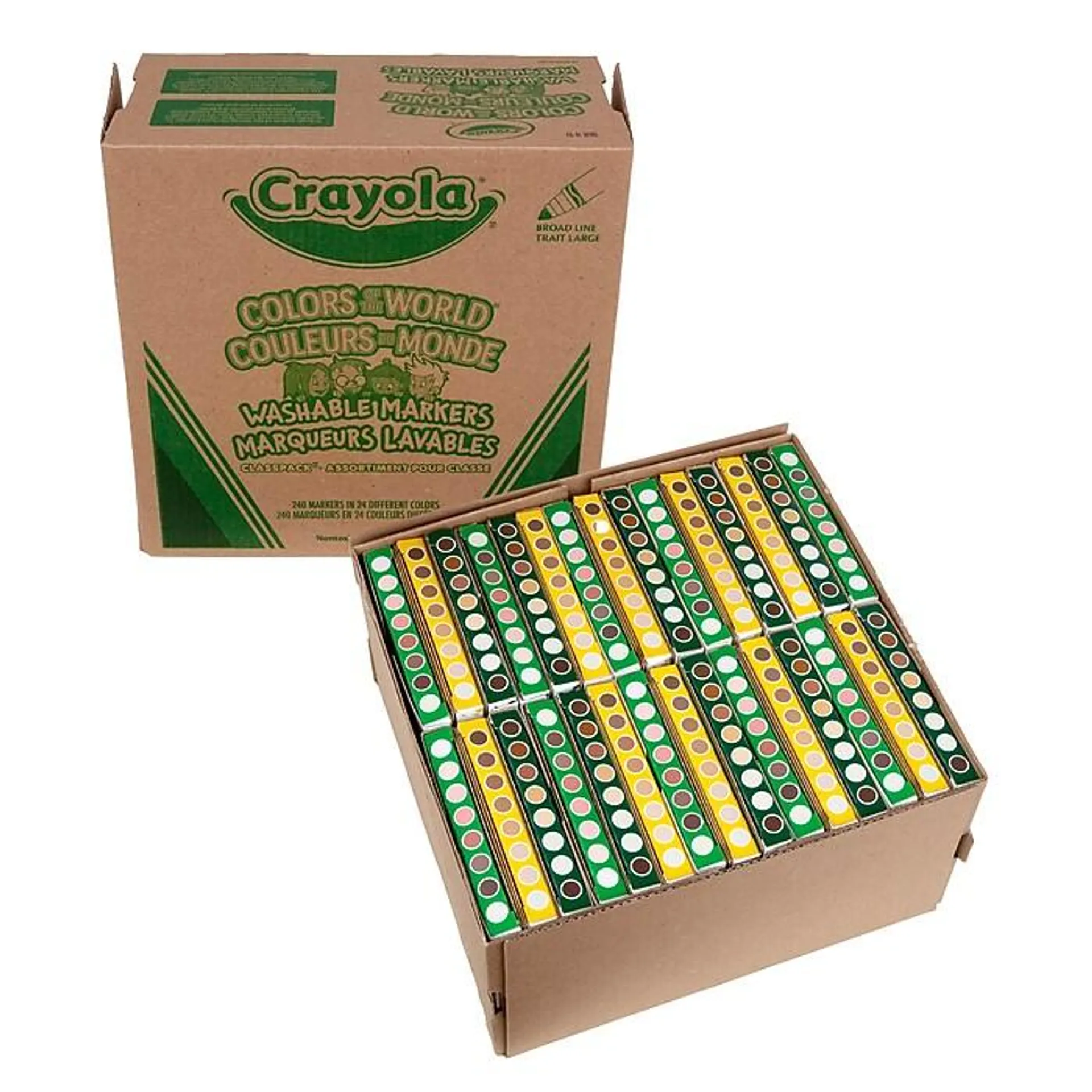 Crayola Colors of the World Washable Kids Marker,