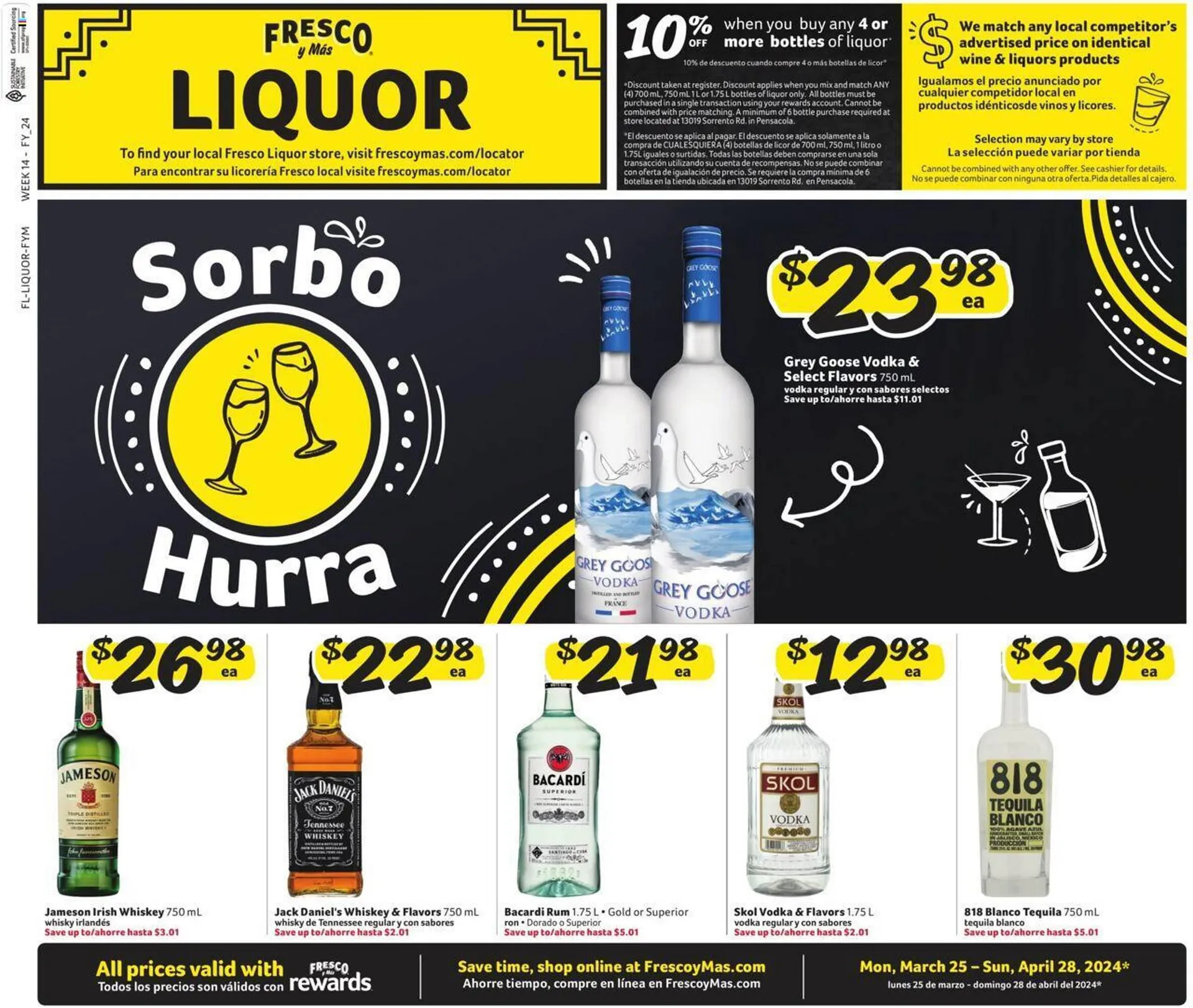 Weekly ad Fresco y Más Weekly Ad from March 25 to April 28 2024 - Page 