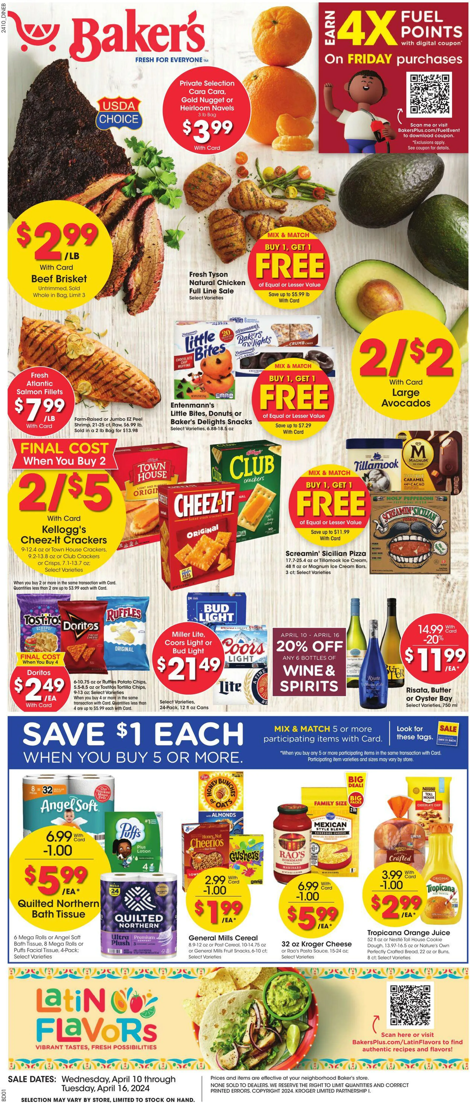 Weekly ad Baker's from April 10 to April 16 2024 - Page 