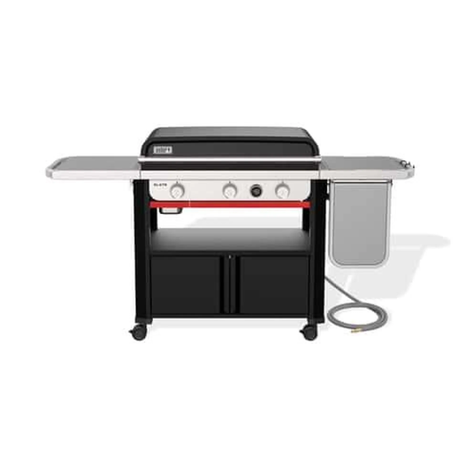 Weber Slate Rust-Resistant 3 Burner Natural Gas Outdoor Griddle Black 30IN ACE EXCLUSIVE