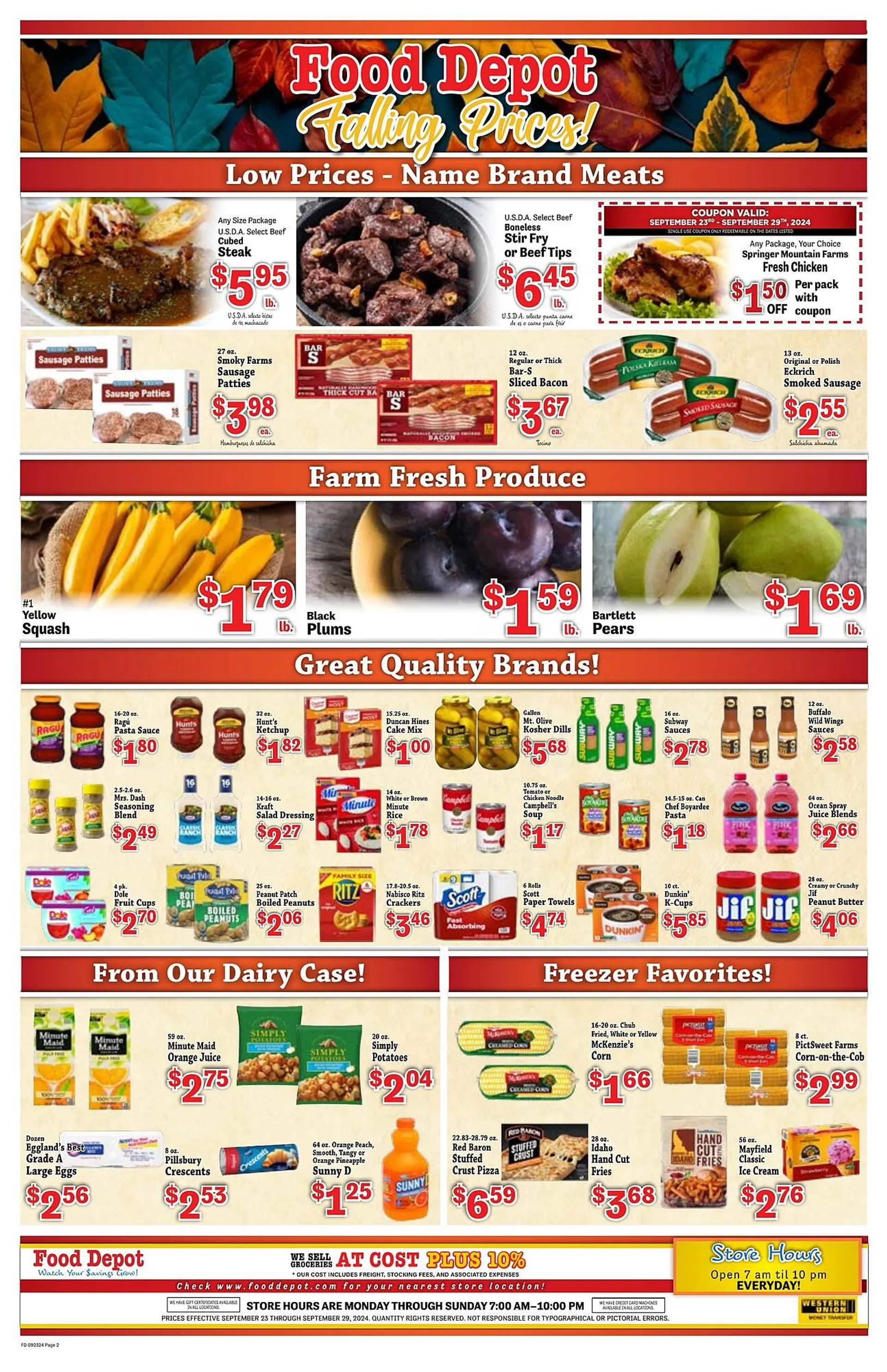 Weekly ad Food Depot Weekly Ad from September 23 to September 29 2024 - Page 2