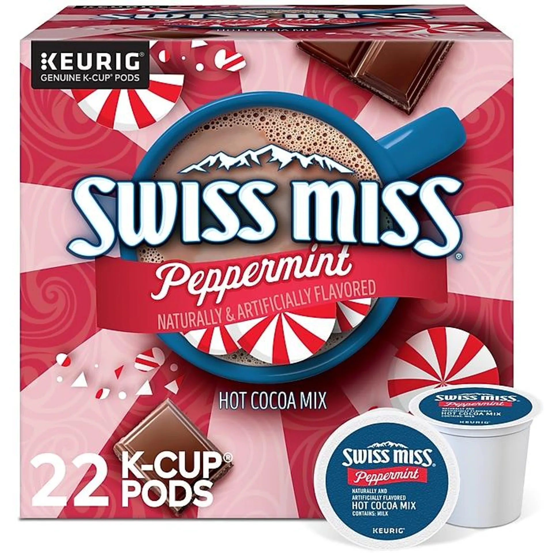 Swiss Miss Chocolate Peppermint Hot Cocoa Mix,