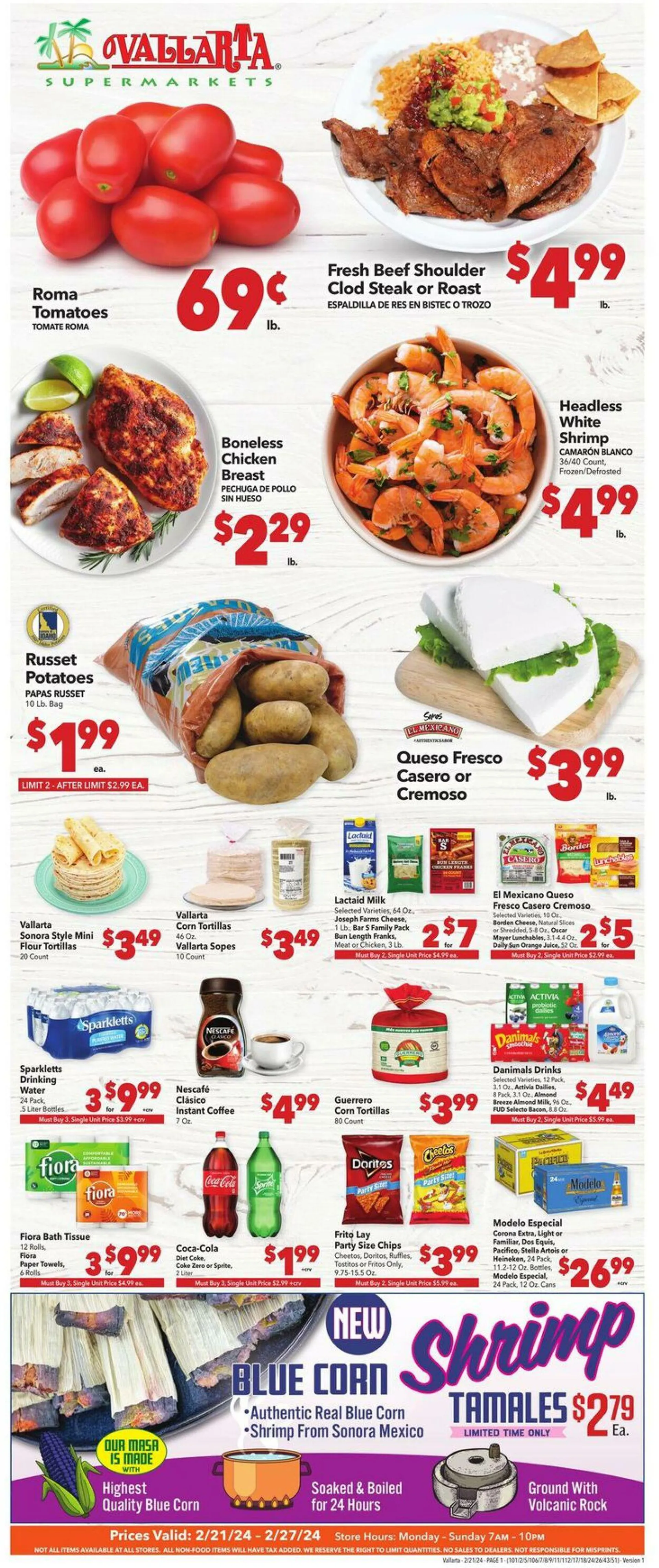 Weekly ad Vallarta from February 21 to February 27 2024 - Page 1