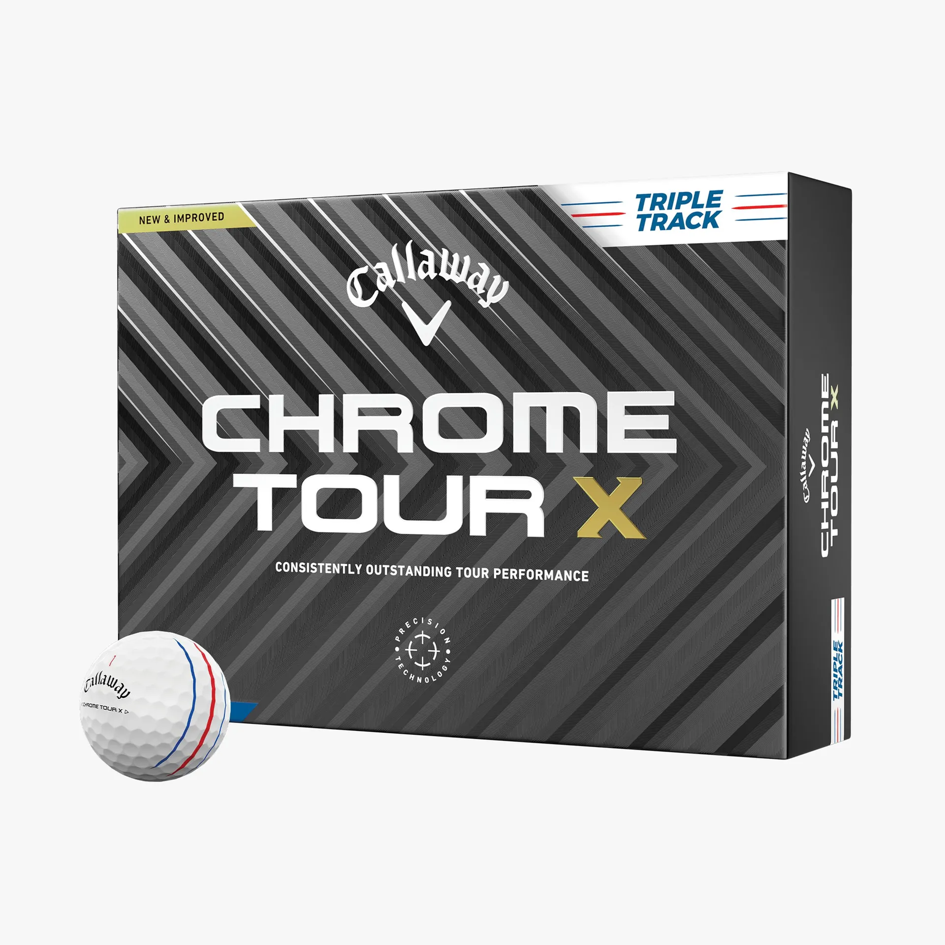 Chrome Tour X Triple Track Golf Balls