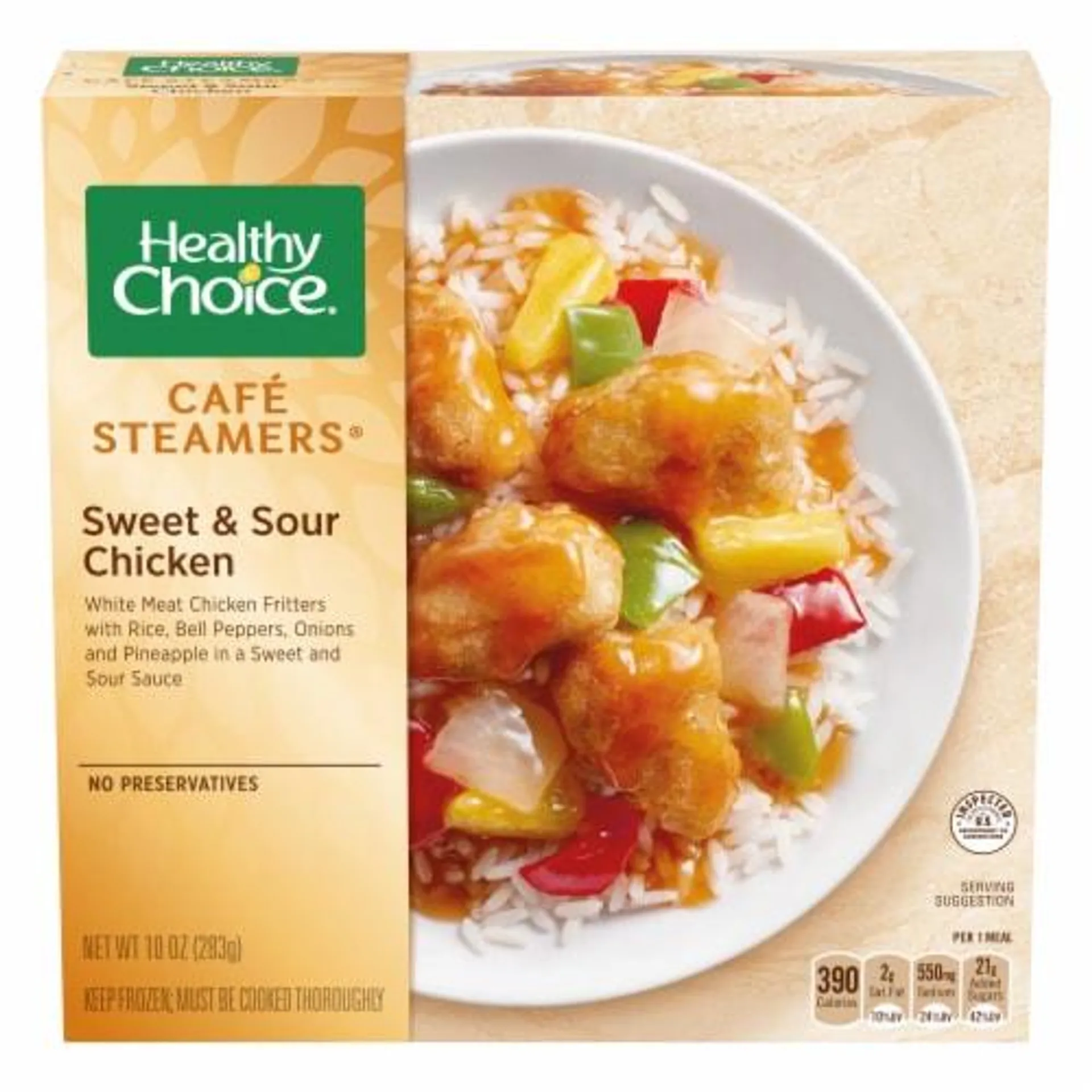 Healthy Choice Café Steamers Sweet & Sour Chicken Frozen Meal