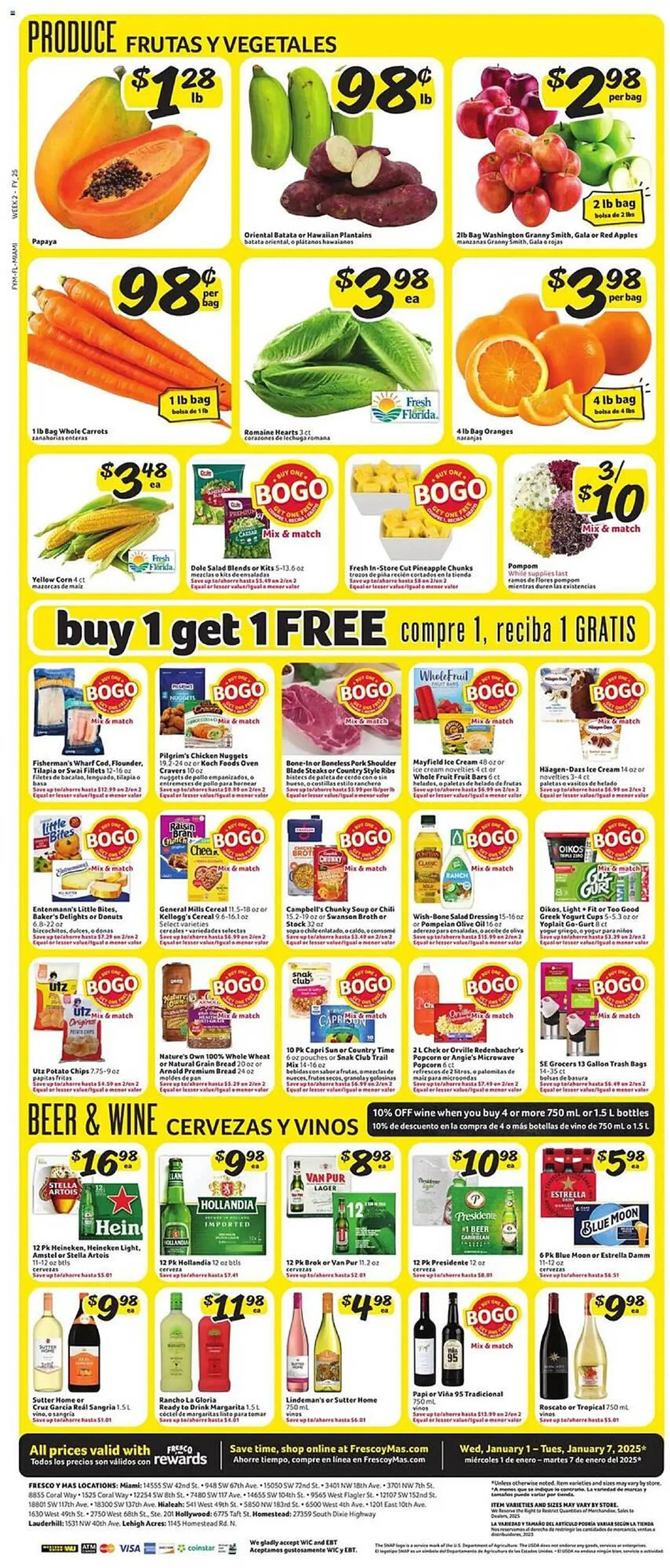 Weekly ad Fresco y Más Weekly Ad from January 1 to January 7 2025 - Page 7