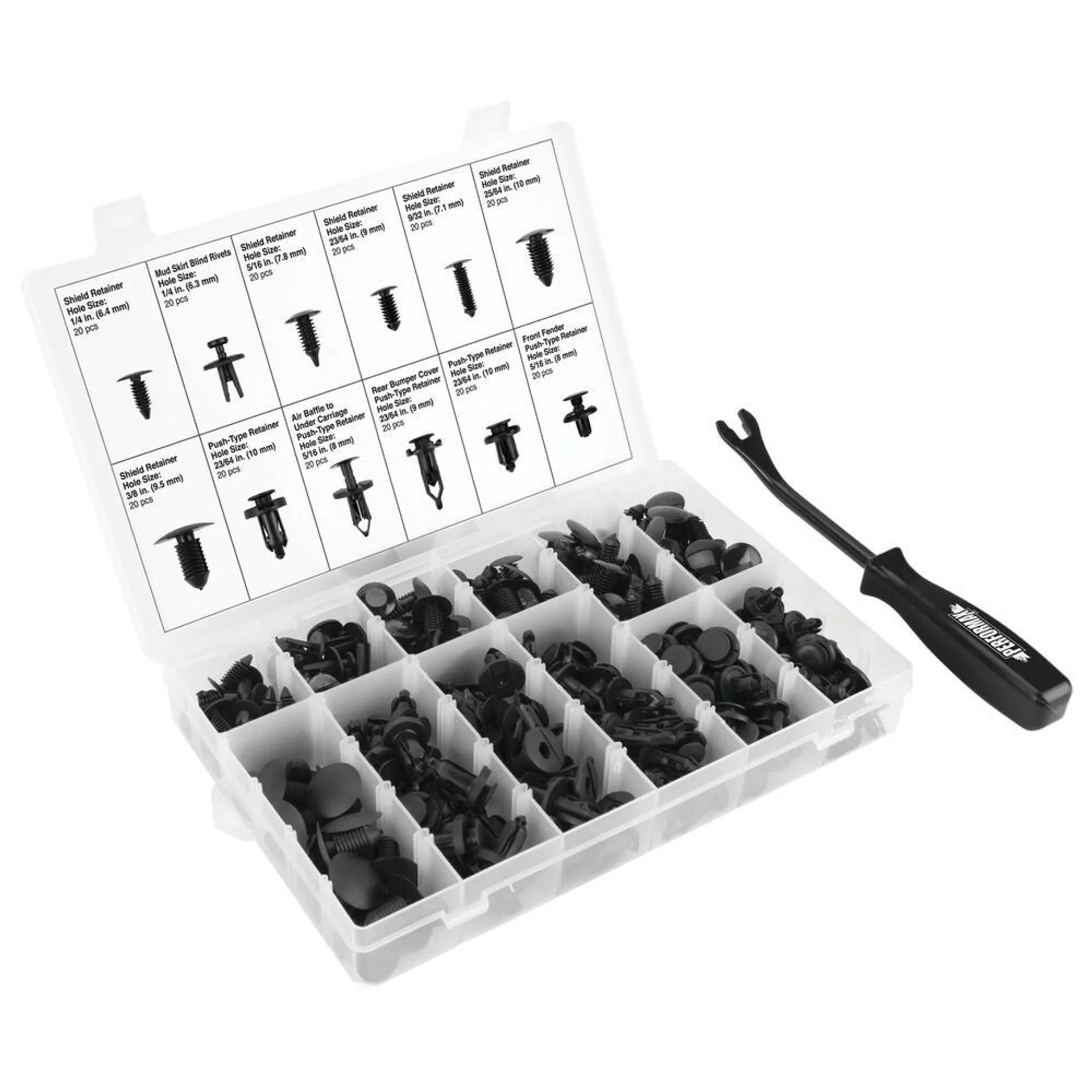 Performax® Universal Trim Clip Set with Tool