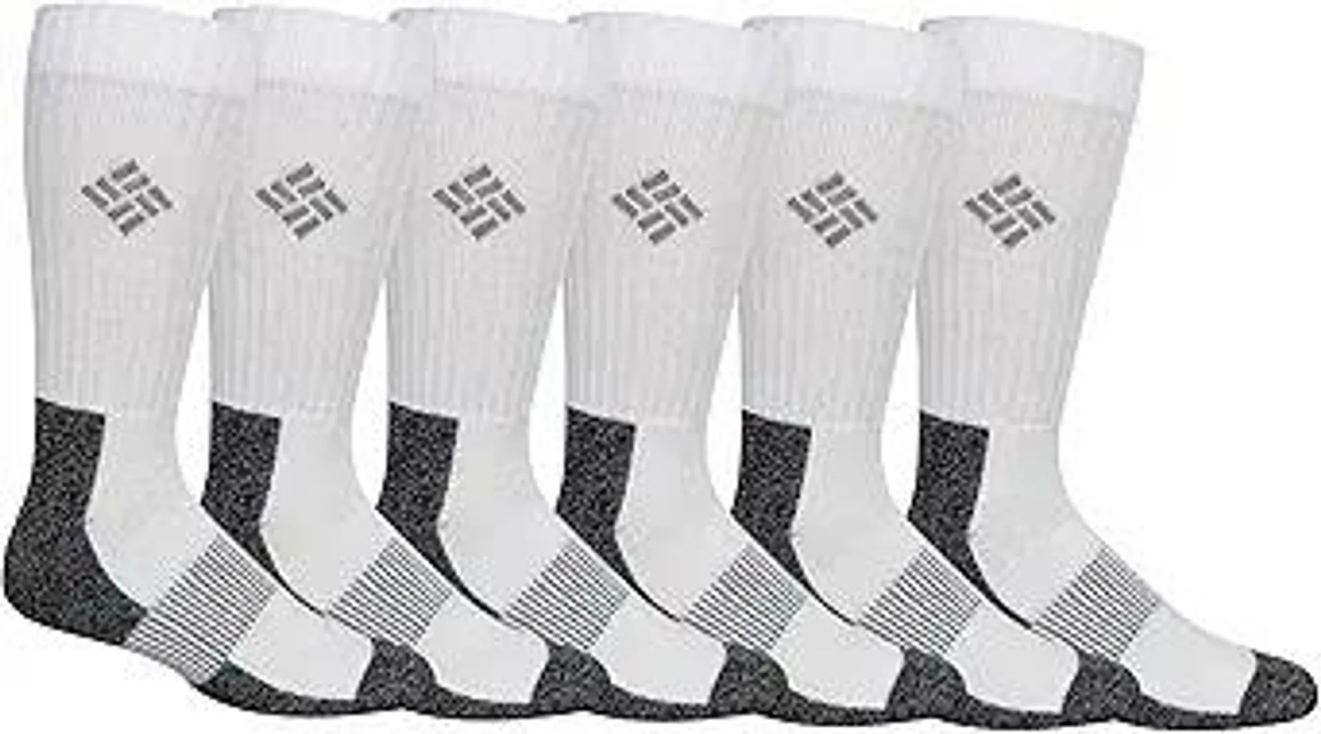 Columbia Men's Moisture Control Quarter Crew Socks 6-Pack
