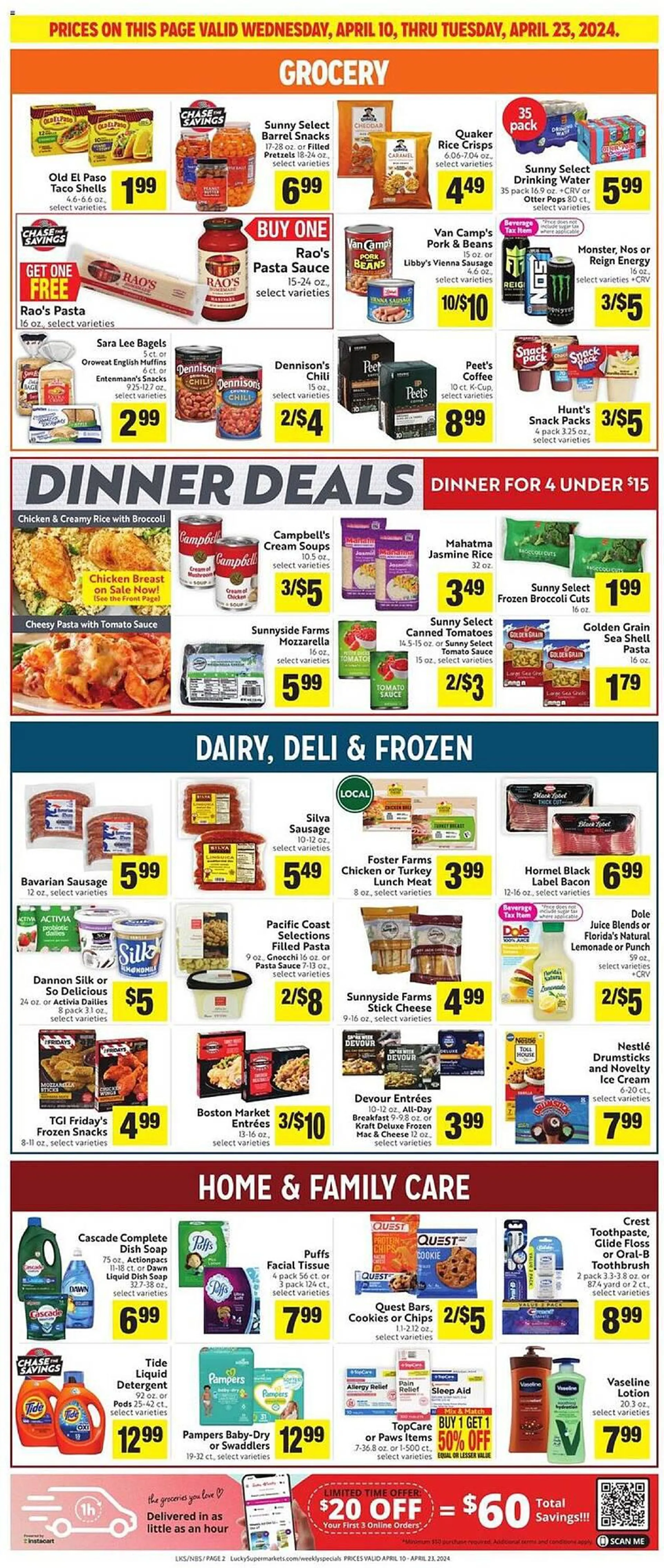 Weekly ad Lucky Supermarkets Weekly Ad from April 10 to April 16 2024 - Page 2