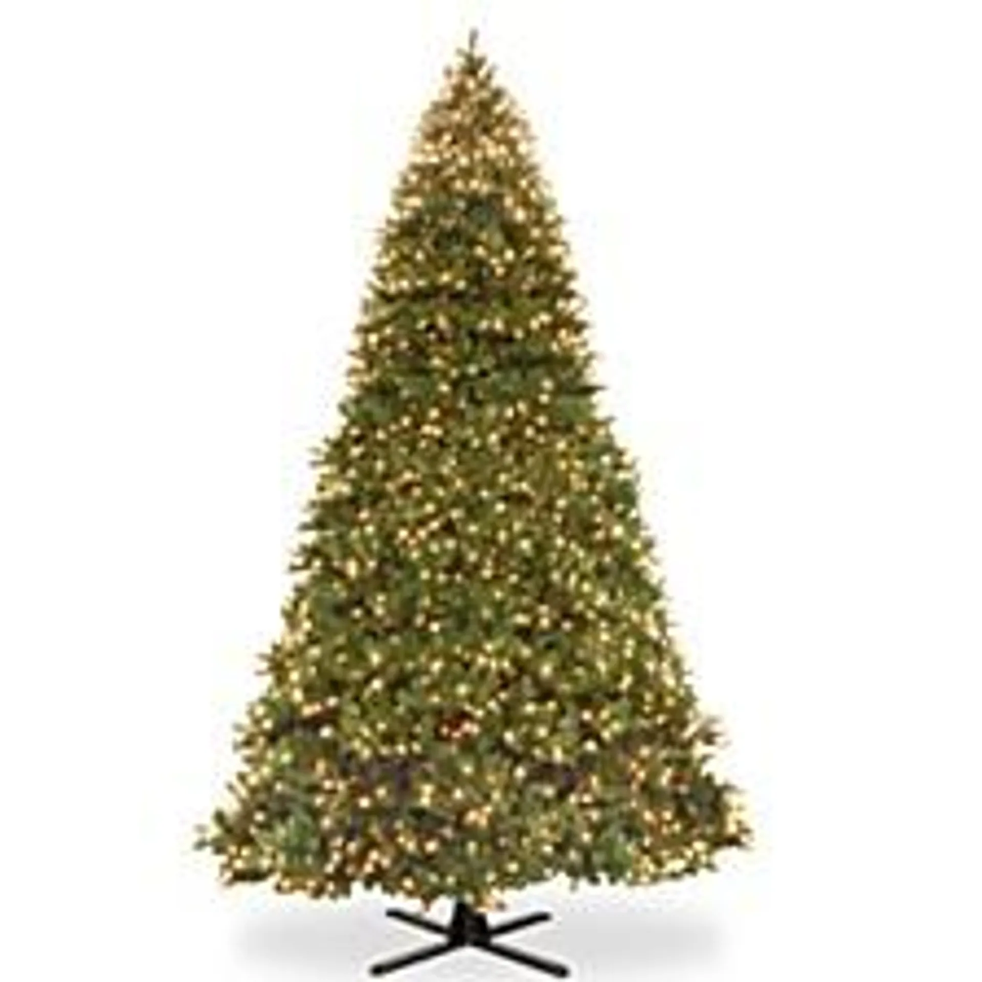 National Tree Company National Tree 16' Douglas Fir Hinged Tree, 2100 Dual-Color LED Lights