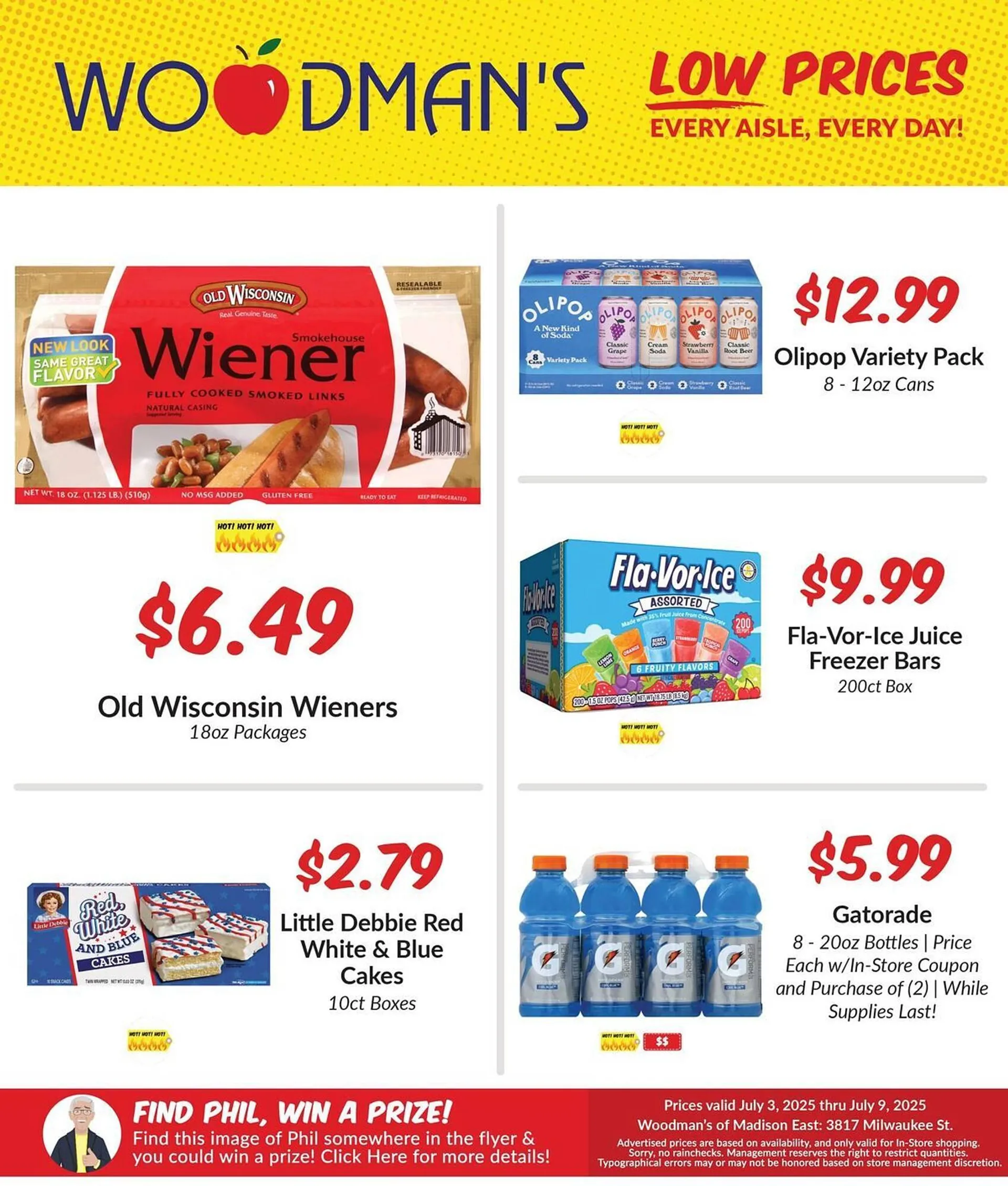 Weekly ad Woodman's Weekly Ad from July 3 to July 9 2025 - Page 1