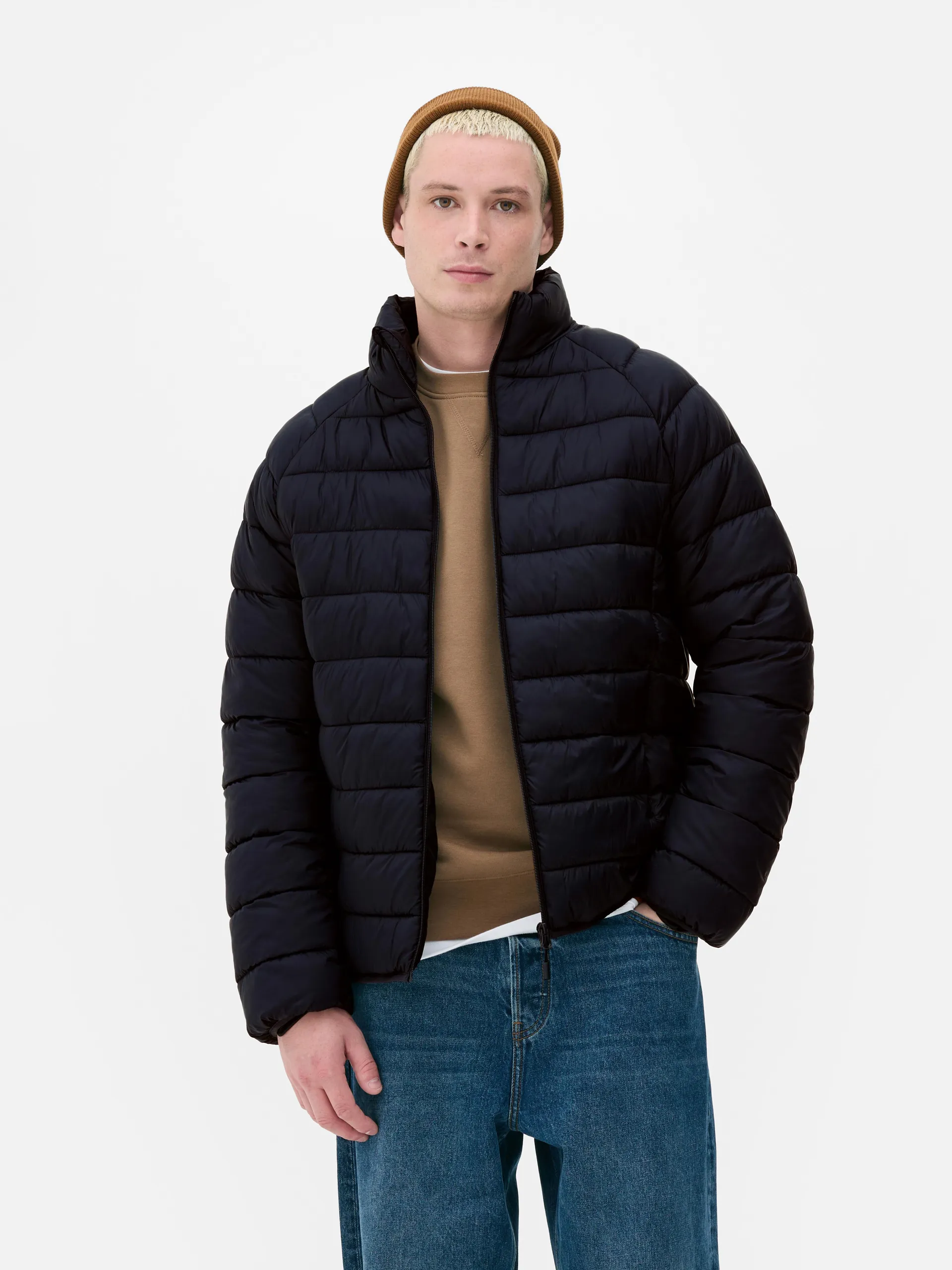 Funnel Neck Puffer Jacket