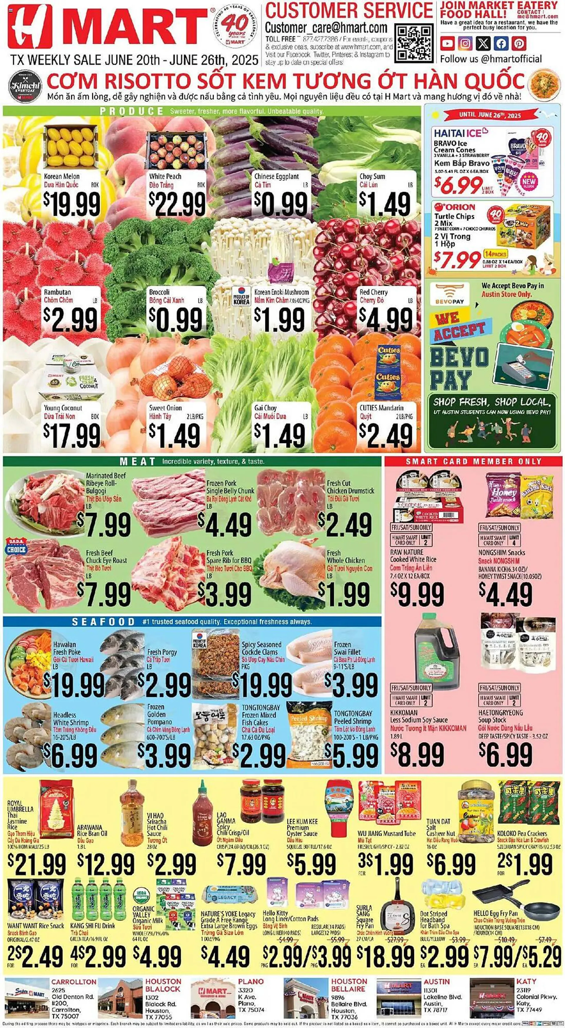 Weekly ad Hmart Weekly Ad from June 20 to June 26 2025 - Page 1