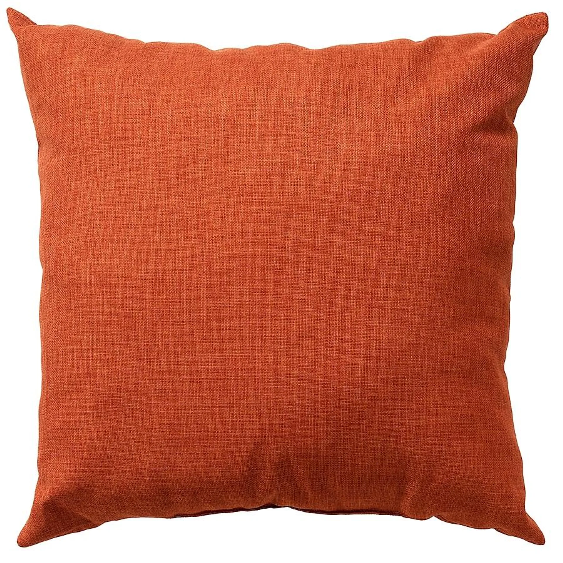 Rizzy Home Poly Filled Pillow 22-in X 22-in Orange 100% Polyester Outdoor Decorative Pillow