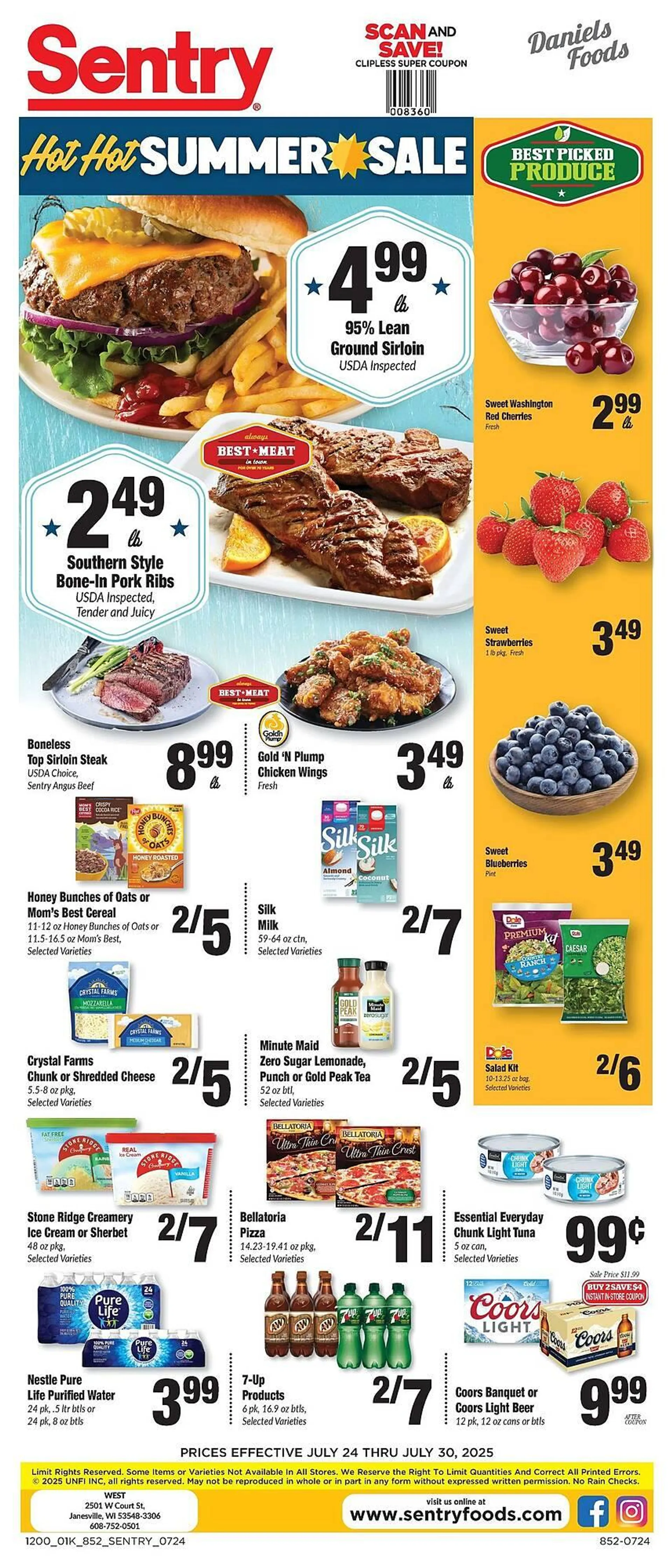 Weekly ad Sentry Weekly Ad from July 24 to July 30 2025 - Page 1