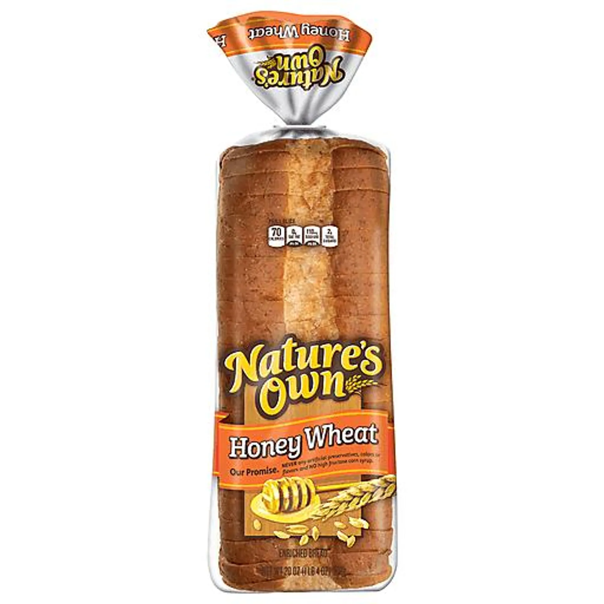 Nature's Own Honey Wheat Bread 20 oz bag