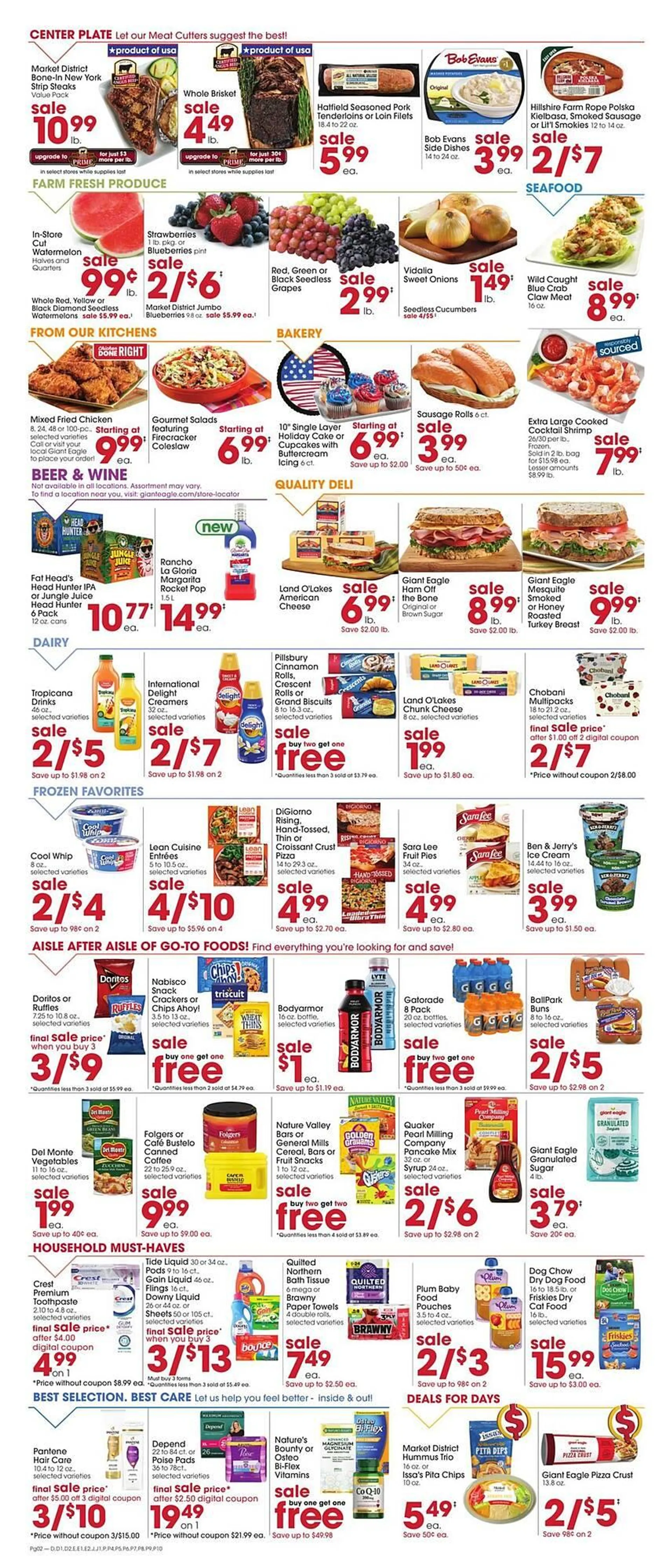 Weekly ad Giant Eagle Weekly Ad from July 3 to July 9 2025 - Page 2