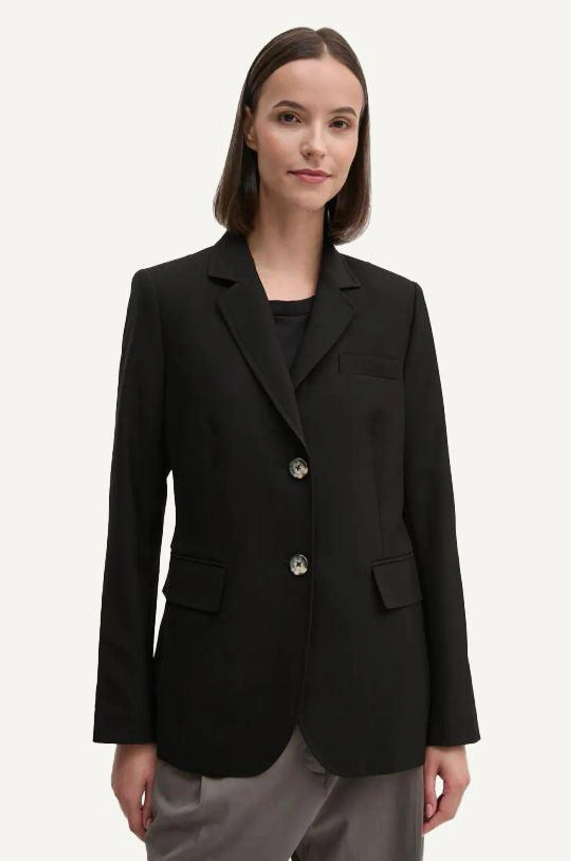 LONG SLEEVE SINGLE BREAST BLAZER