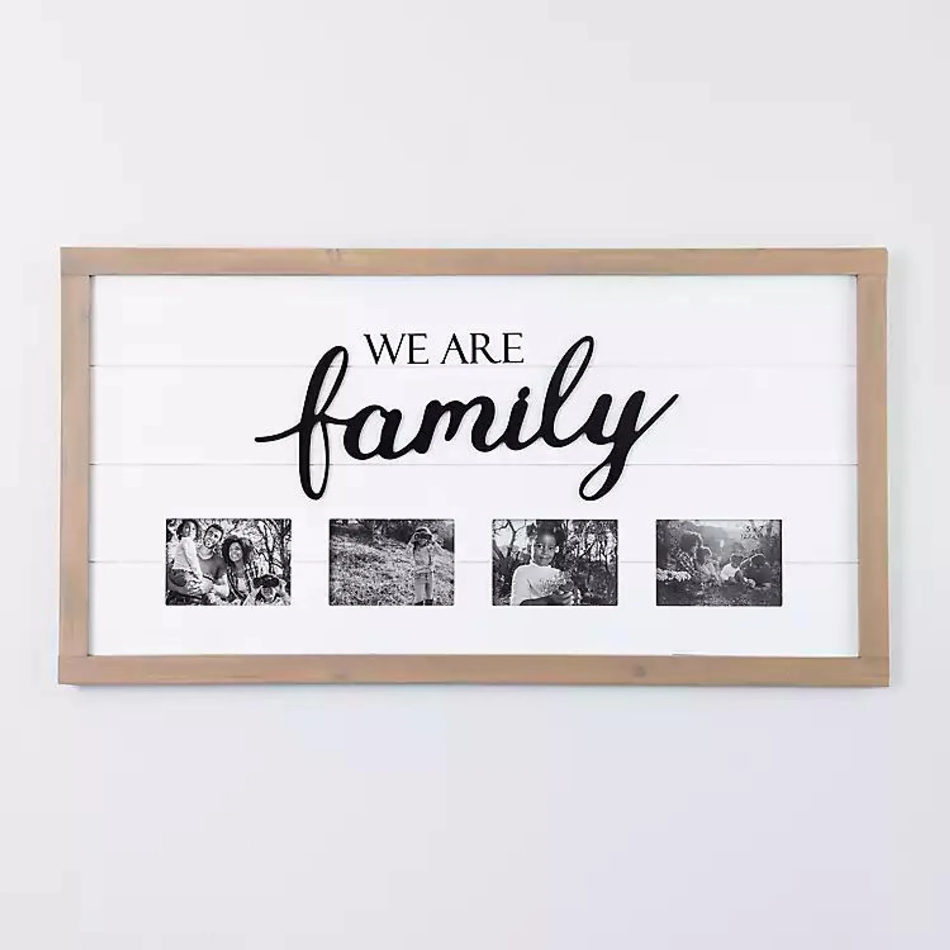 We Are Family 4-Opening Collage Frame
