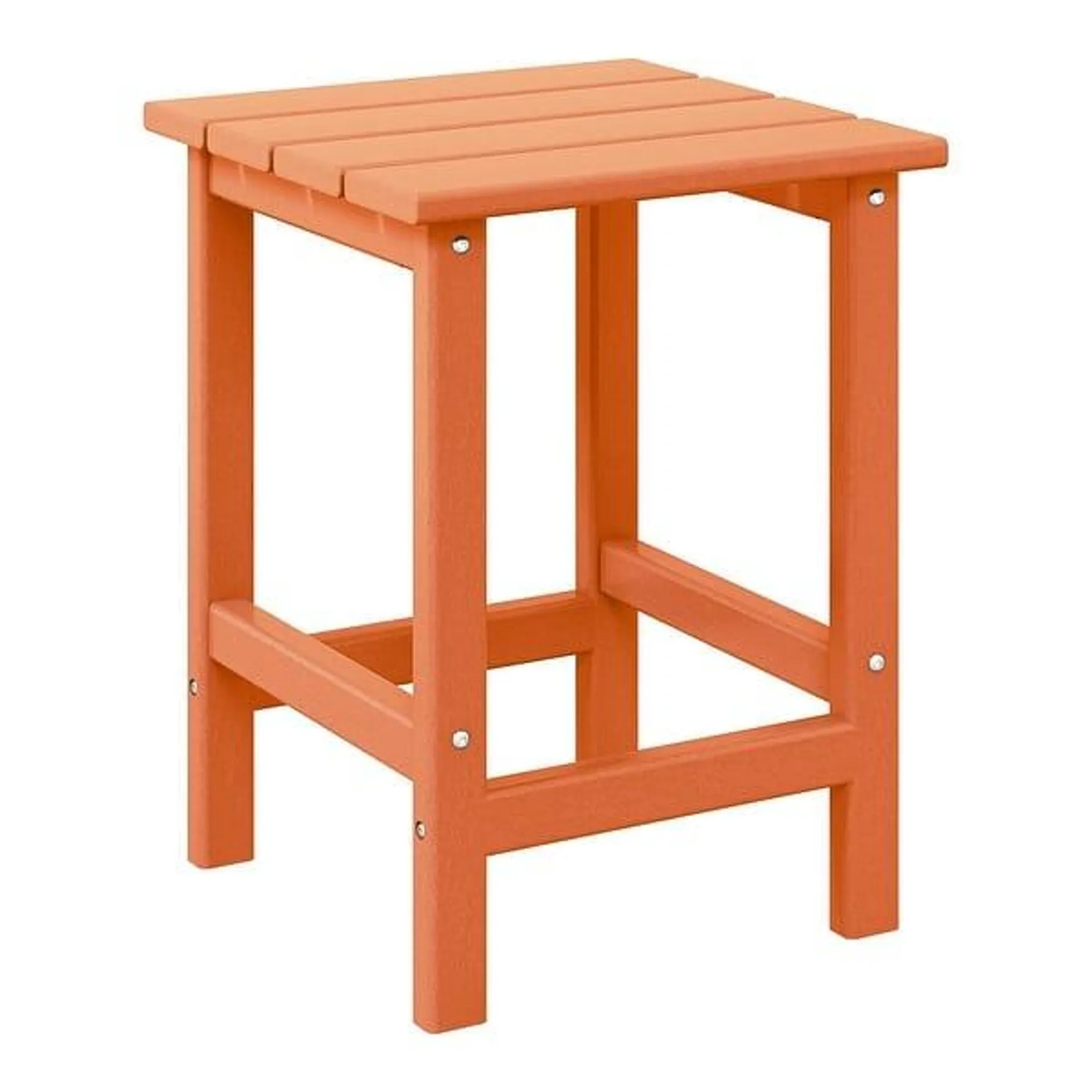 Polytrends Laguna Hdpe All Weather Outdoor Patio Square Side Table